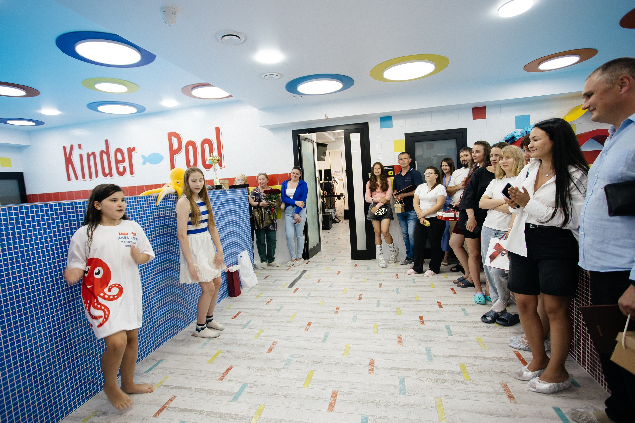 Открытие бассейна. Фотограф в Иркутске