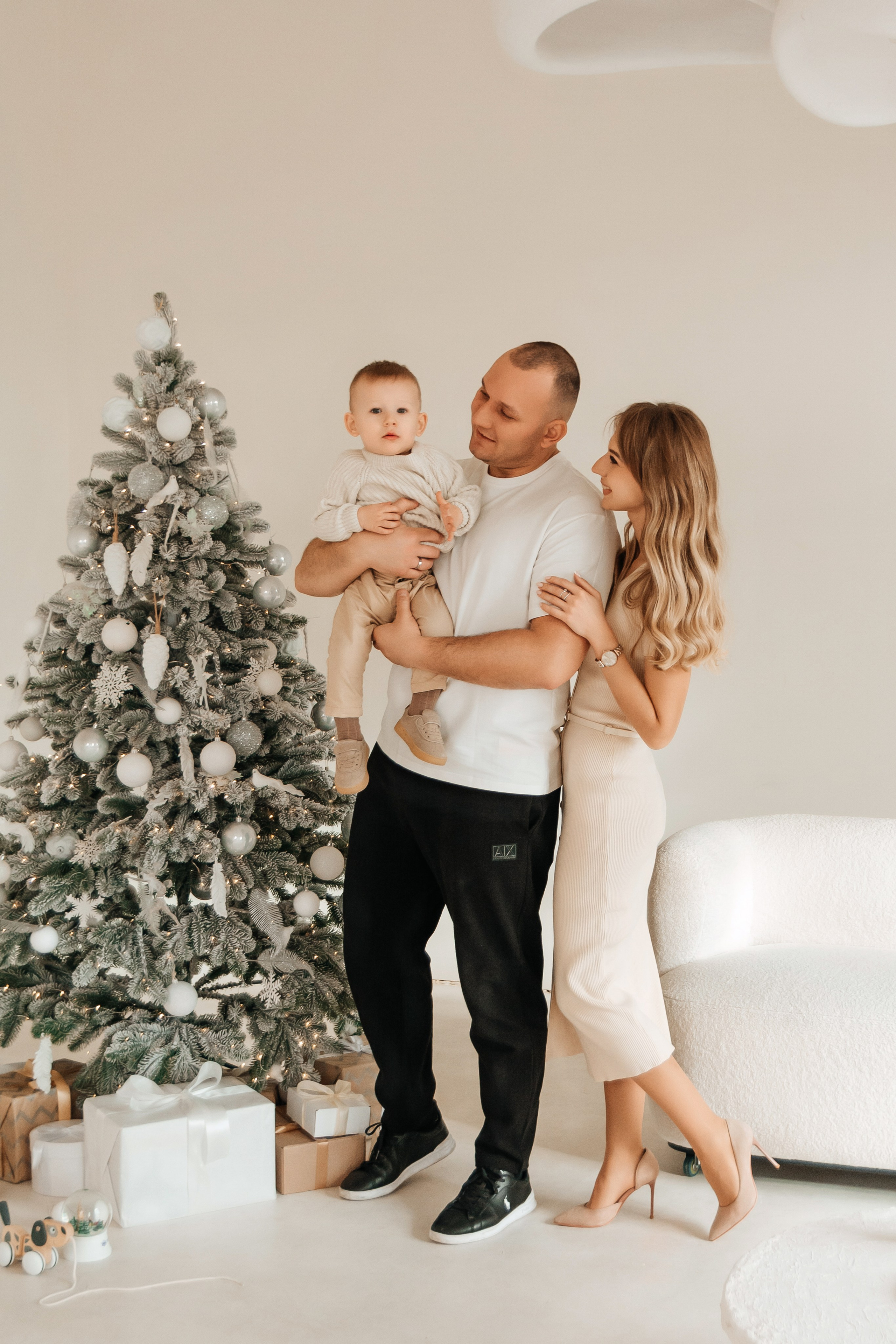 Новогодняя фотосессия Юля, Ярослав и Ростик. Семейный и детский фотограф Кущ Наташа