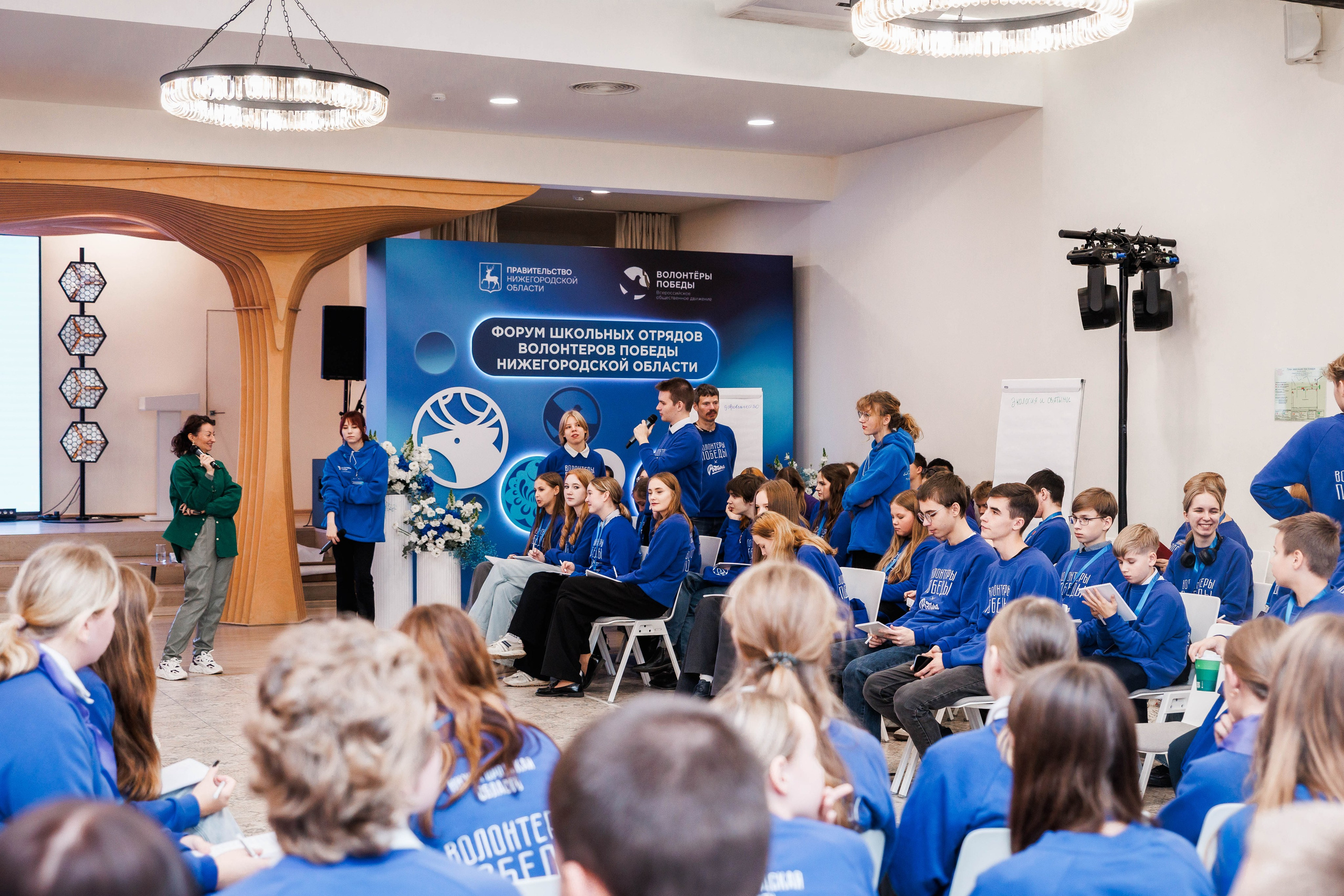 РЕГИОНАЛЬНЫЙ ФОРУМ ШКОЛЬНЫХ ОТРЯДОВ. ВОЛОНТЕРЫ ПОБЕДЫ. Фотограф Нижний Новгород Игнатьева Виктория