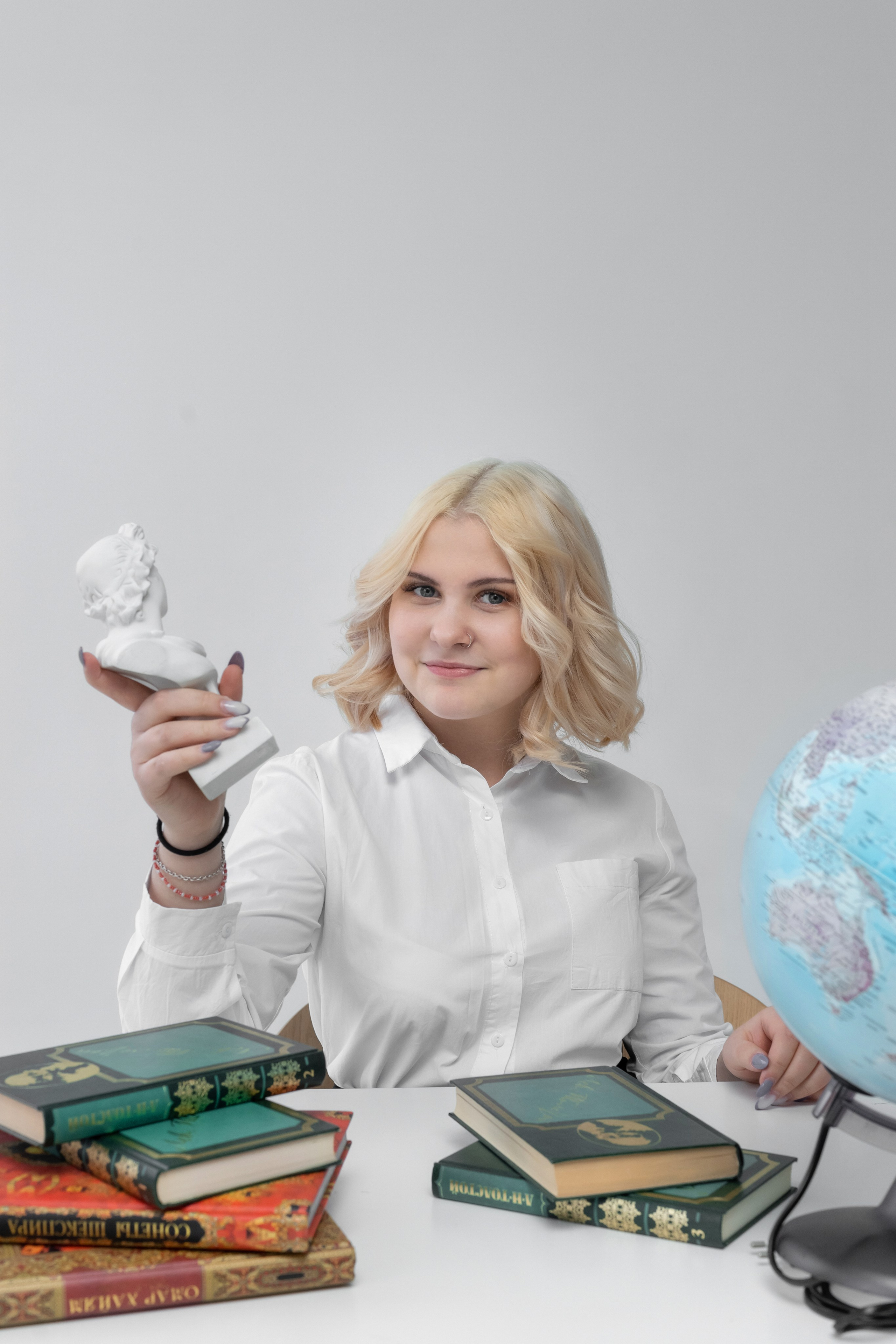 В студии сьемка школьников. Ольга Плаксина фотограф в Саратове