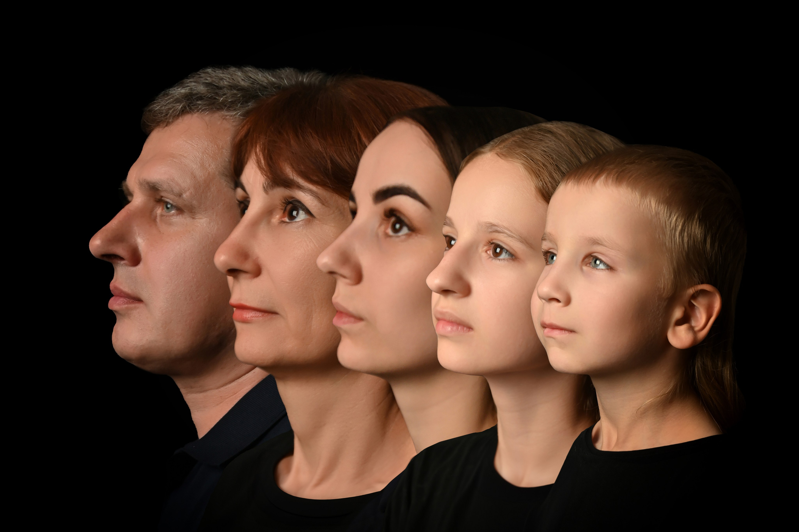 Портрет ПОКОЛЕНИЕ. Фотограф Новорожденных и семейный Элла Огай г. Сатпаев