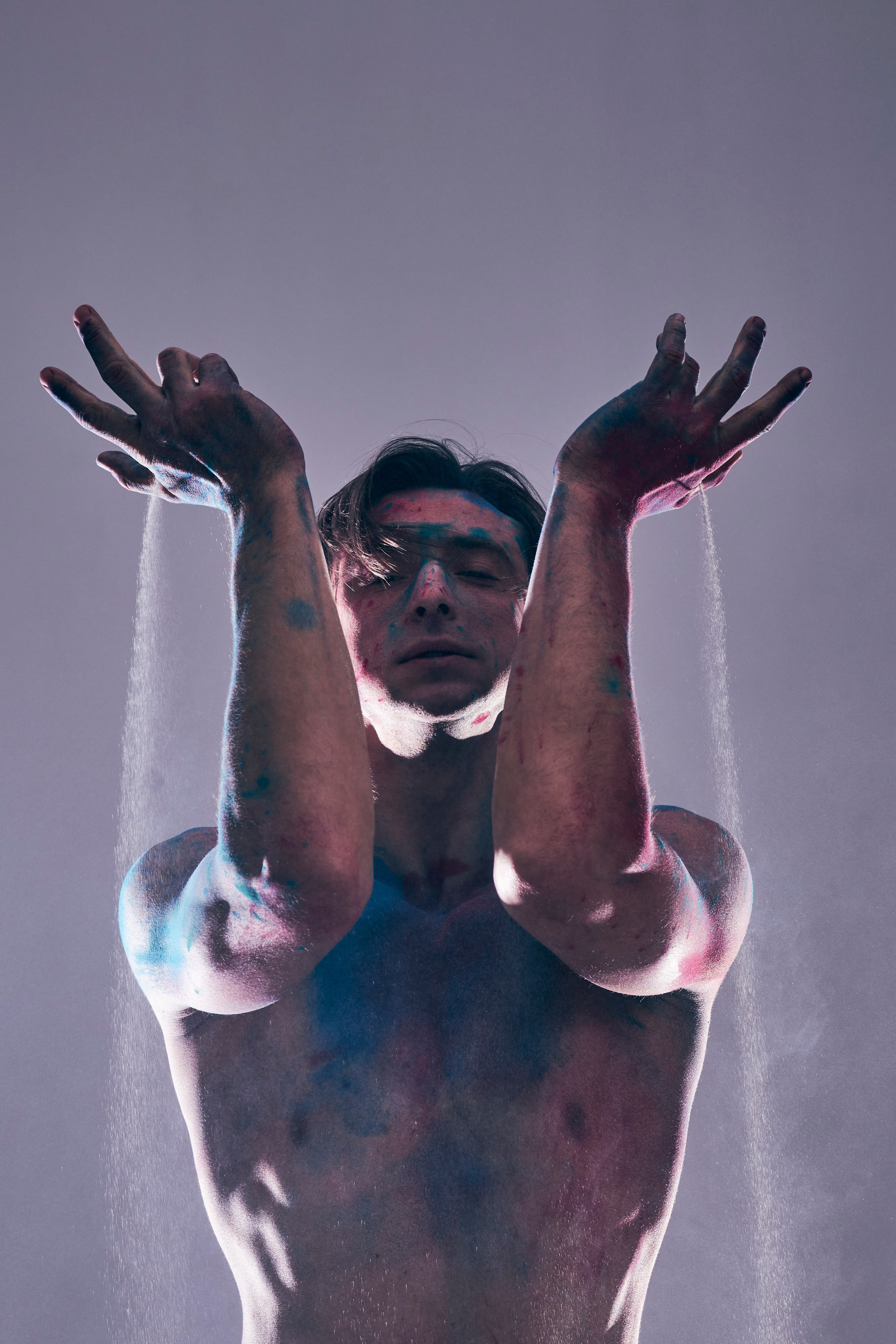 Фотосессия с песком в студии. Анна Потявина. Фотограф Москва