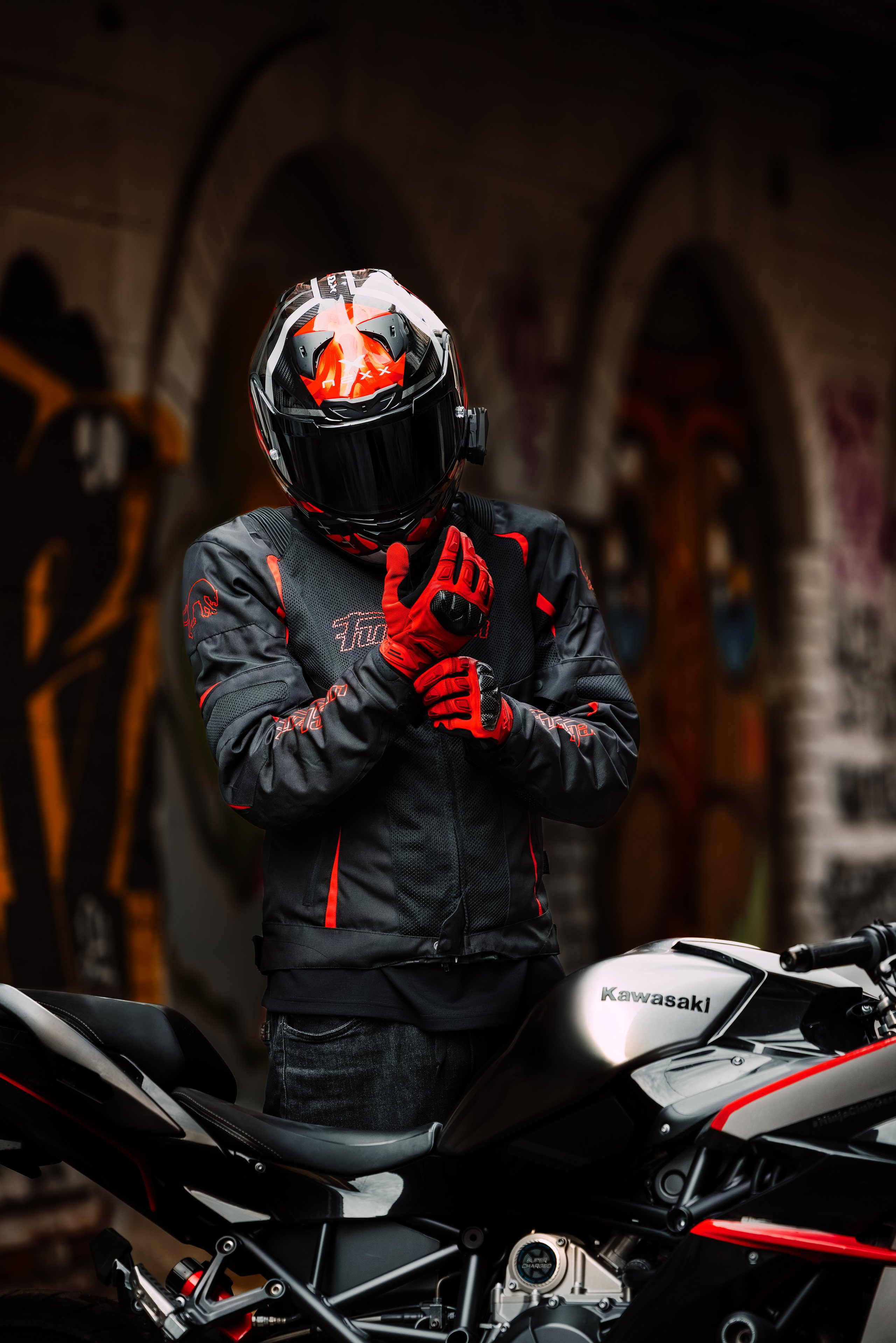 KAWASAKI NINJA H2 SX × @X_RUS_T1M. Фотограф Blackkotae