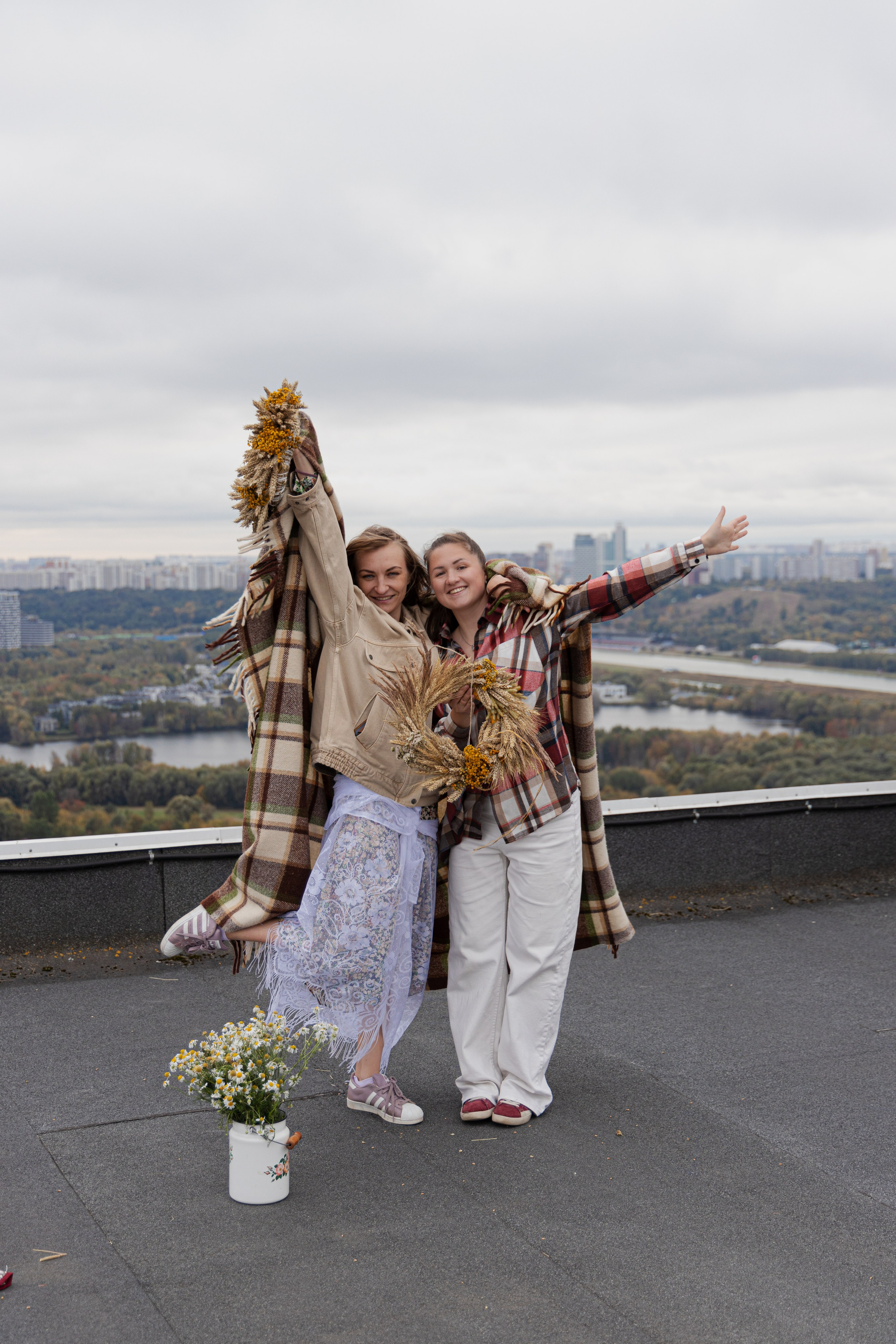 МК Осенний венок (локация на крыше). Анастасия Ракчеева Художник