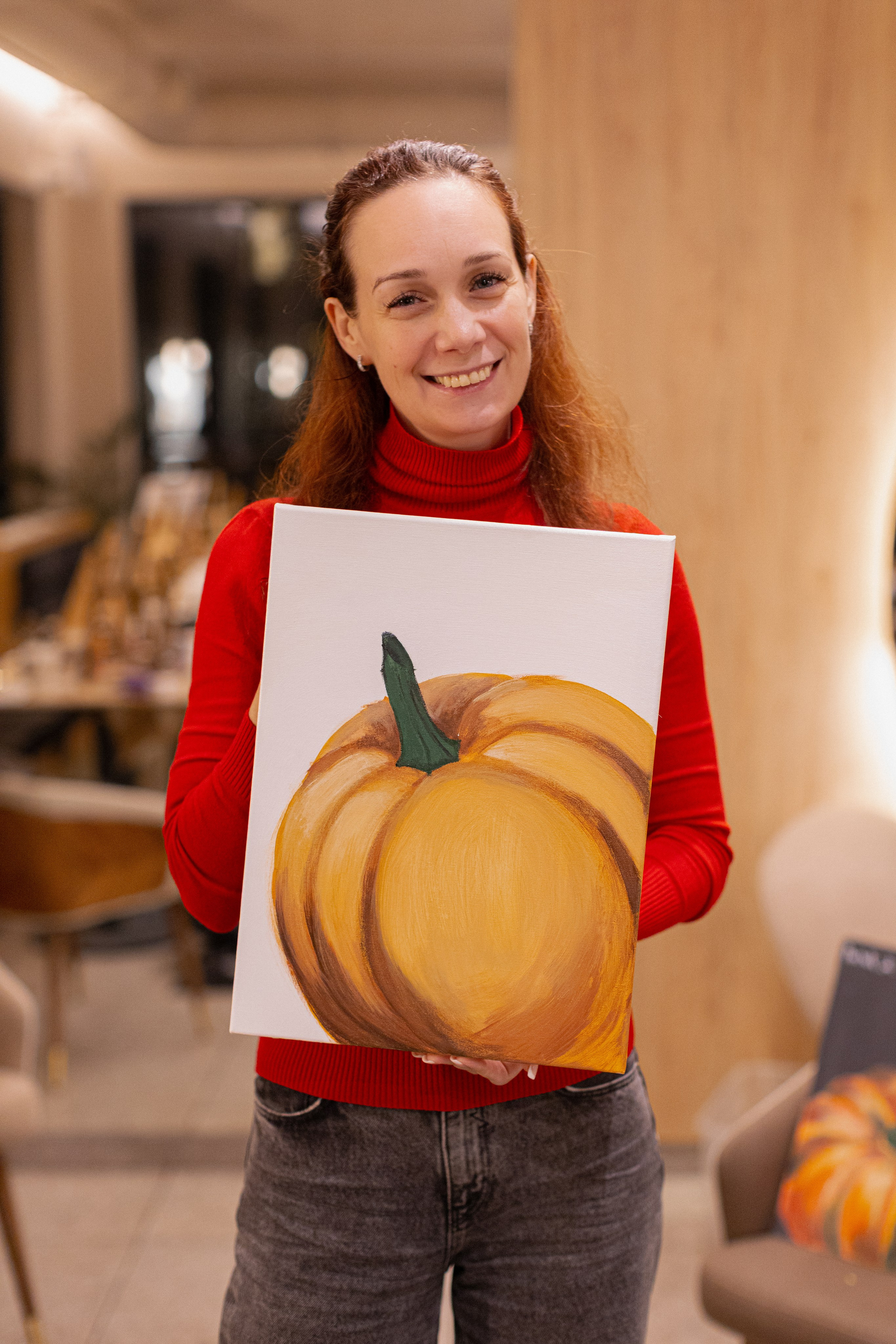 МК Тыква в кафе Здрасте. Анастасия Ракчеева Художник