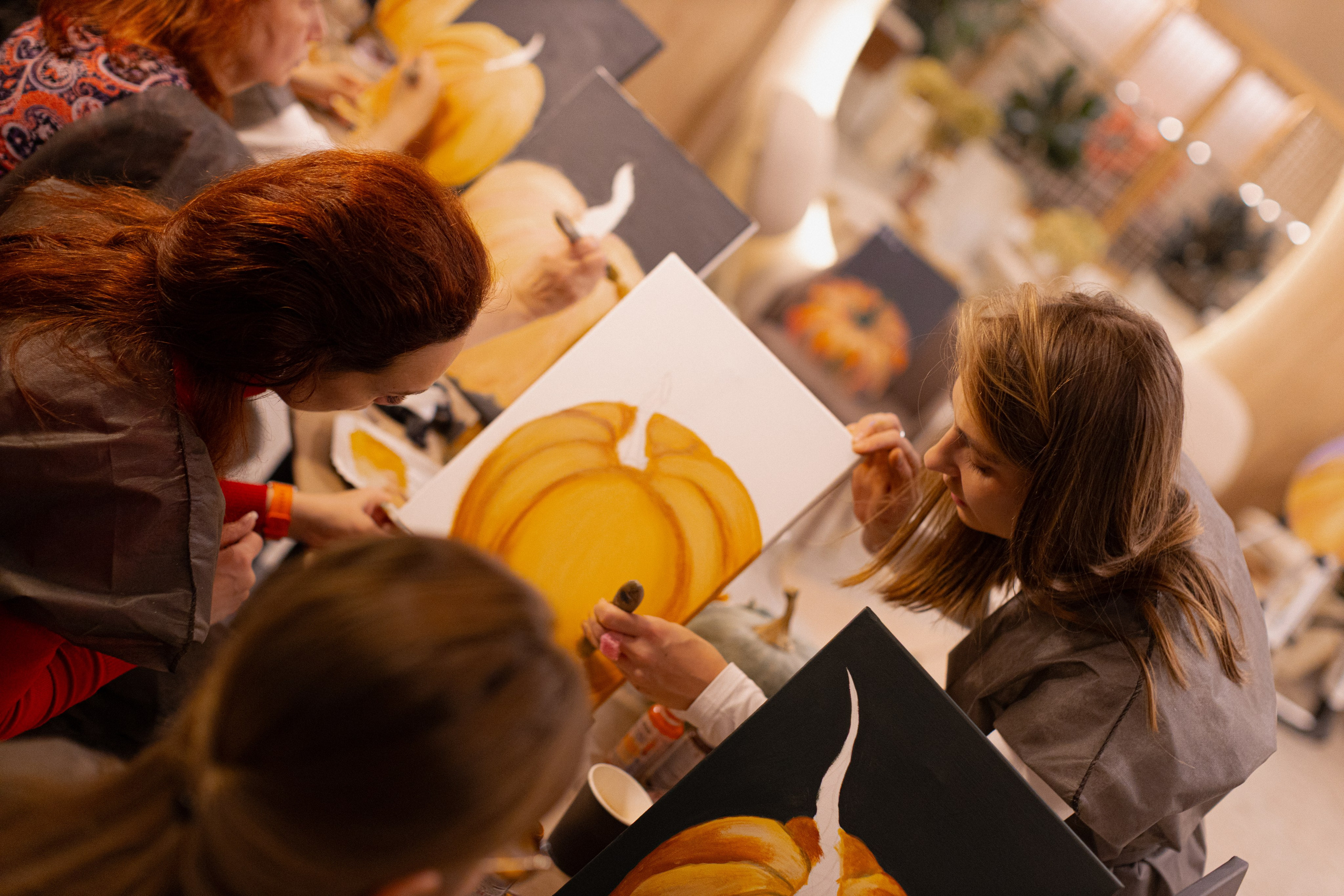 МК Тыква в кафе Здрасте. Анастасия Ракчеева Художник