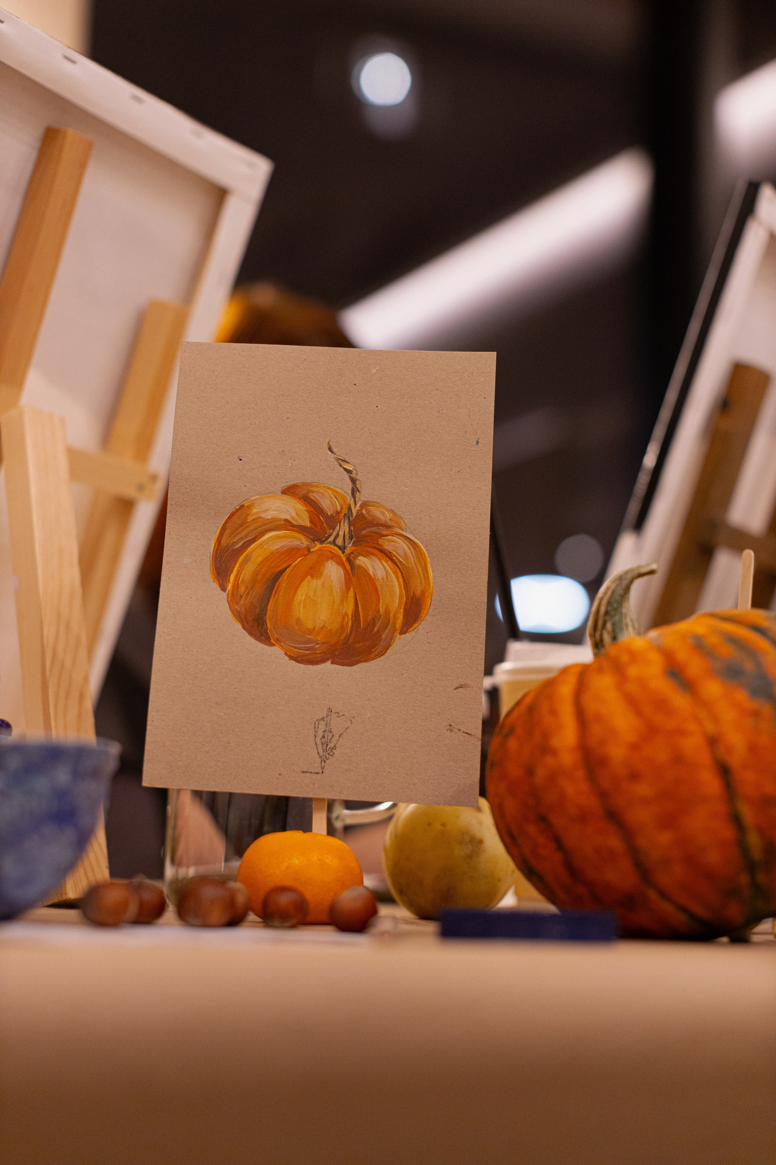 МК Тыква в кафе Здрасте. Анастасия Ракчеева Художник