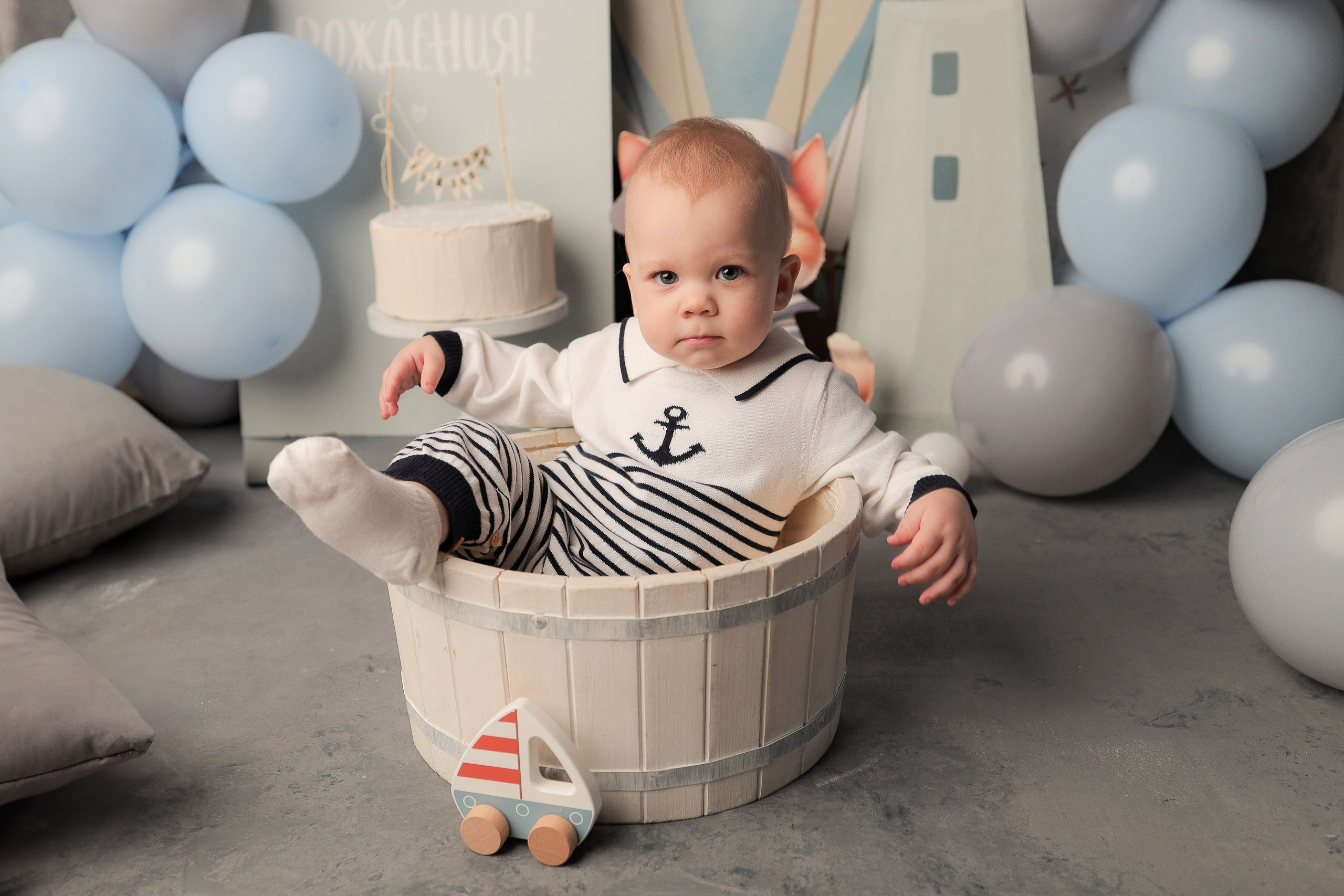 Женя, 1 годик. Фотограф новорожденных в Новокузнецке Анна Горошникова