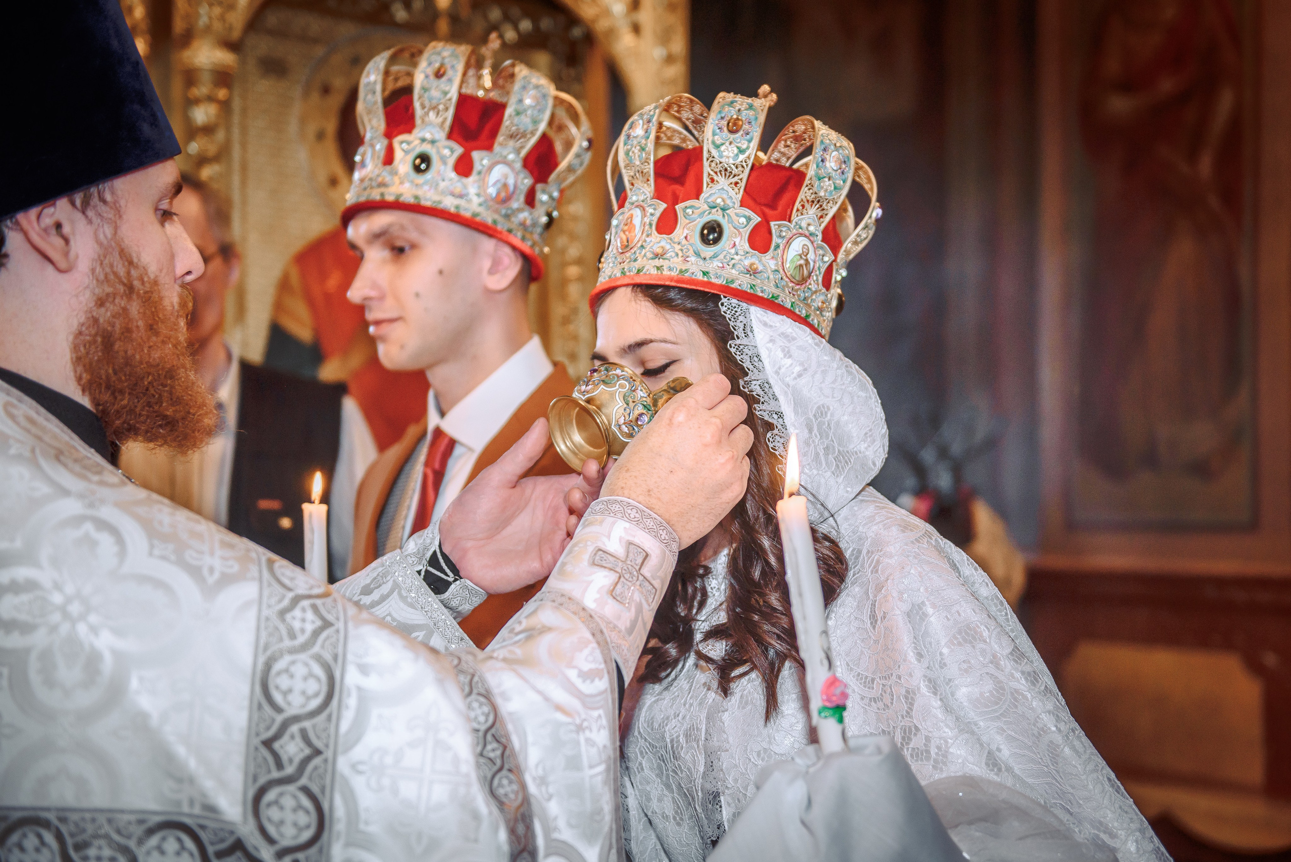 Венчание в Храме Бориса и Глеба в Дегунино. Свадебный и семейный фотограф в Москве Юлия Винник