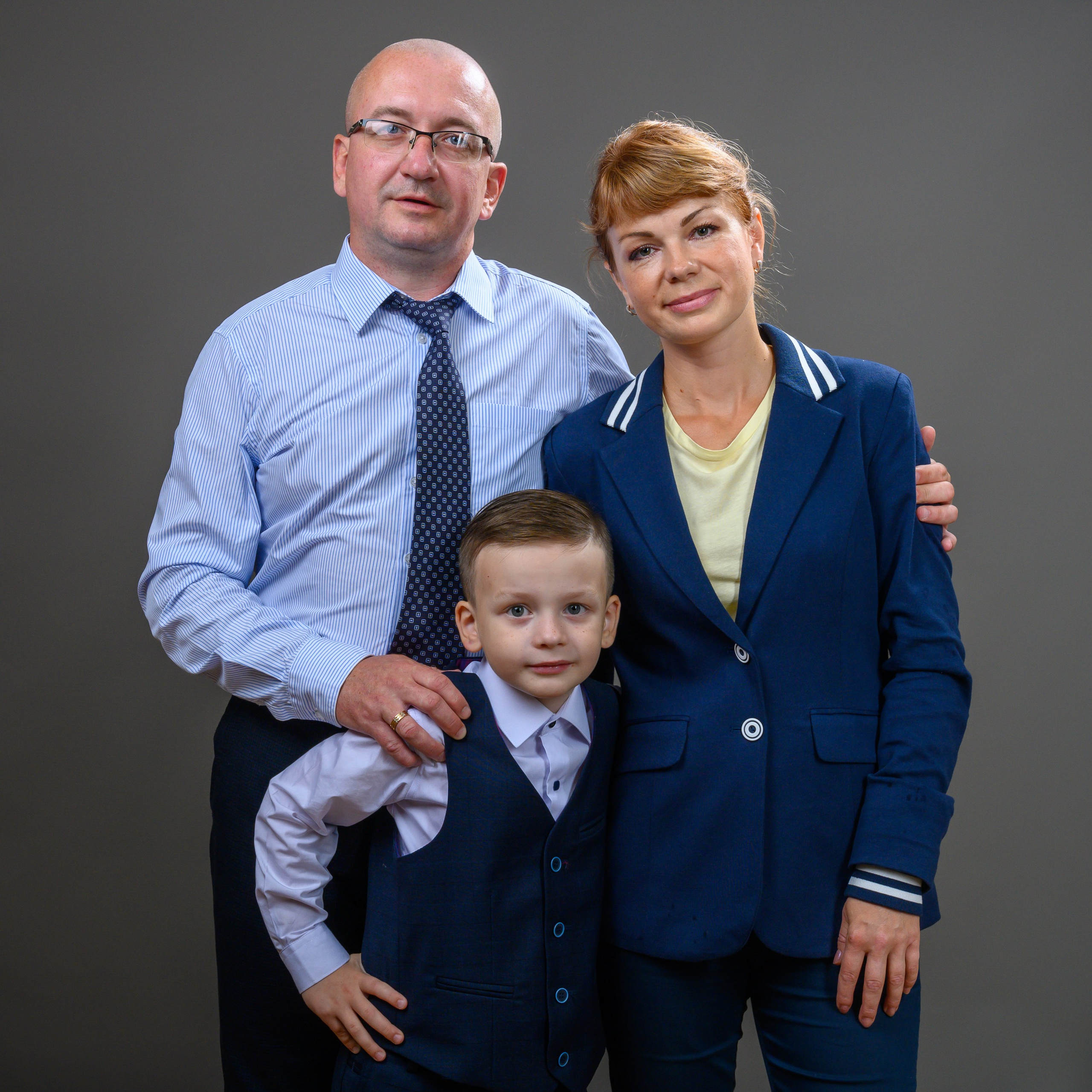 Дмитрий и Елена. Семейная фотосессия. Фотограф Андрей Зикеев, фотостудия AzArt Studio в Москве