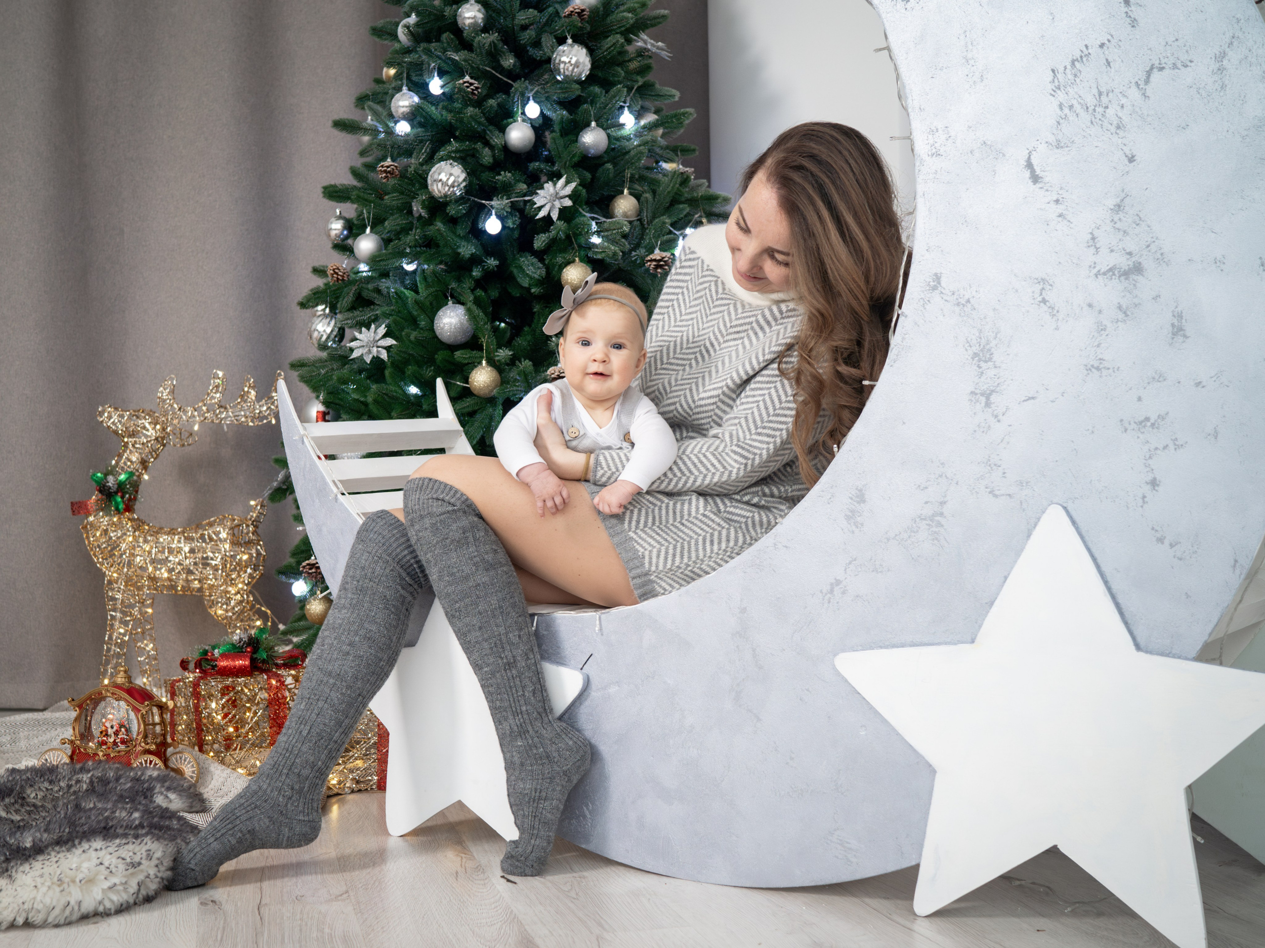 С самоедской лайкой. Фотограф Зинаида Евдокимова