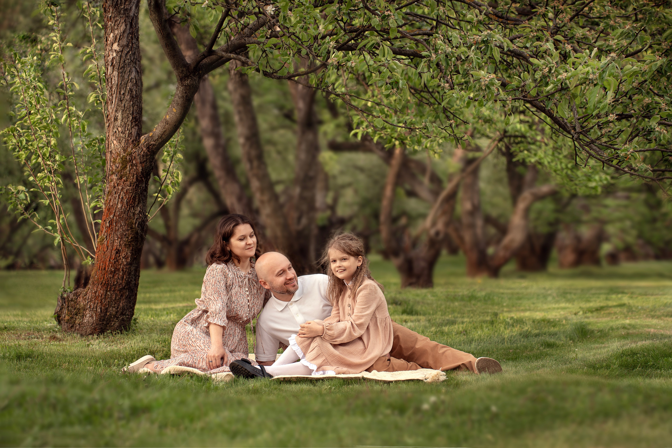 Семейная весенняя съемка в Коломенском. Фотограф Ольга Чувалдина Москва