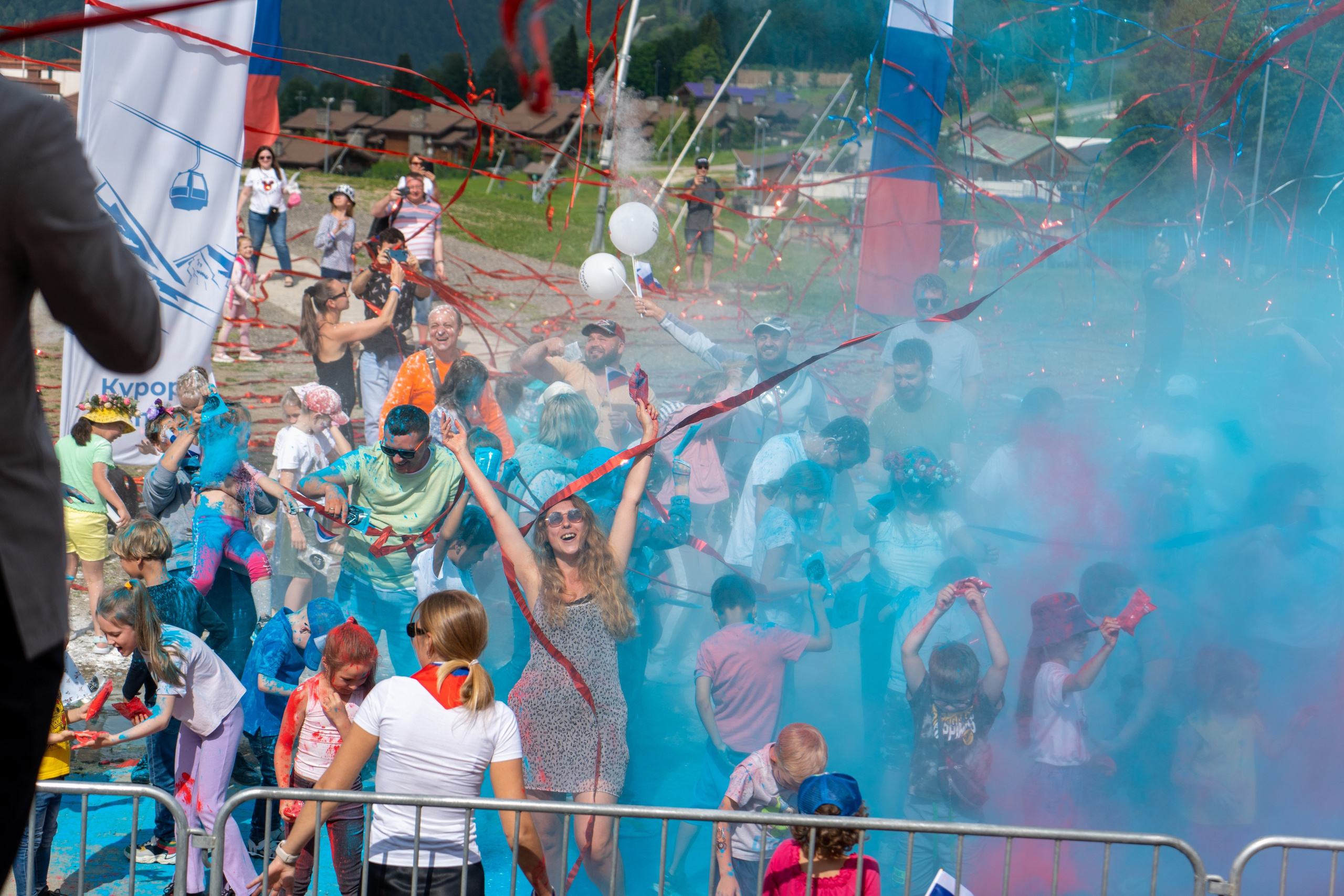 День России на курорте Газпром 2023. Репортажный фотограф в Красной Поляне и Сочи Павлюченко Екатерина