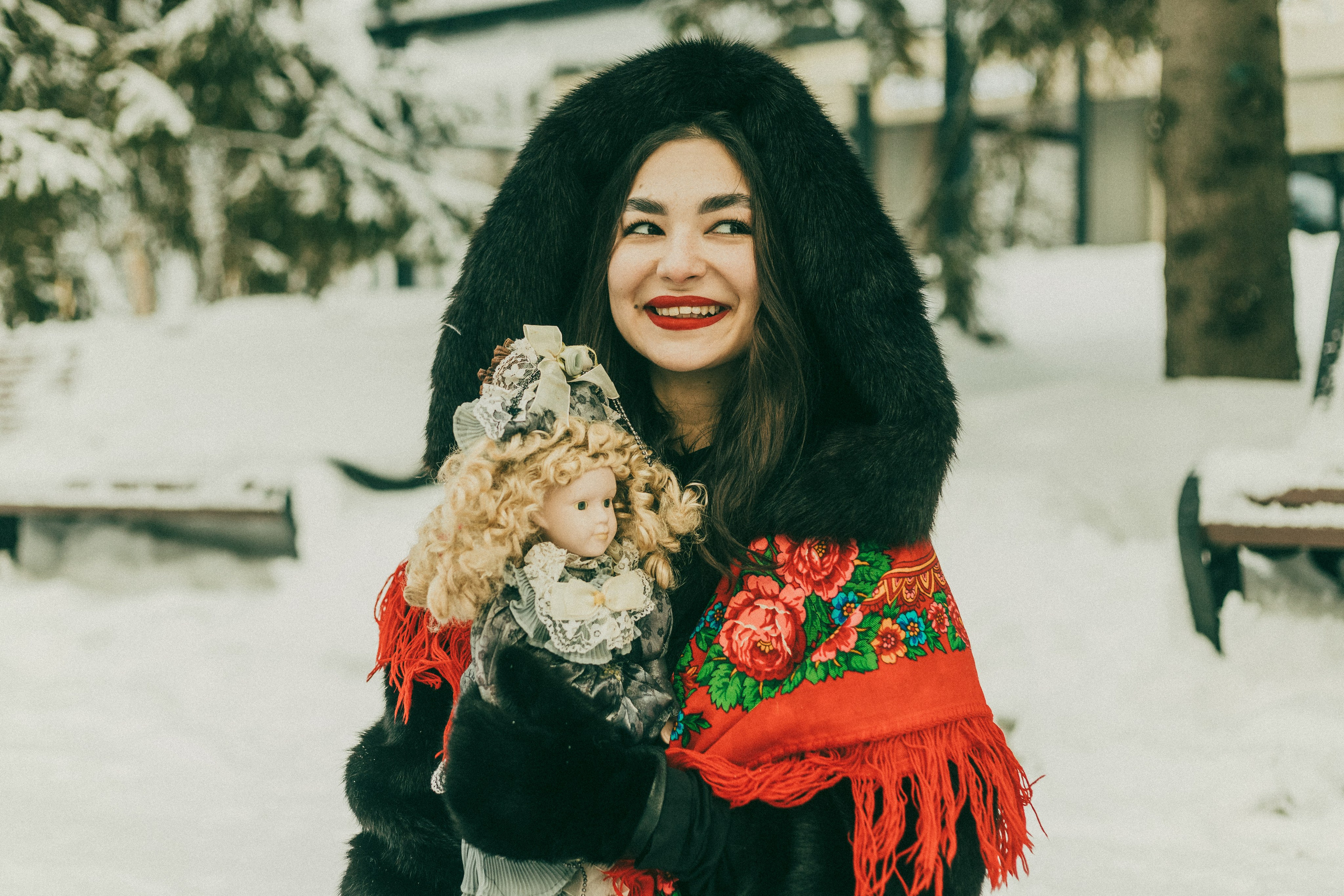 Зима в стиле СССР. Портретный и репортажный фотограф Елизавета Рудовская|Казань