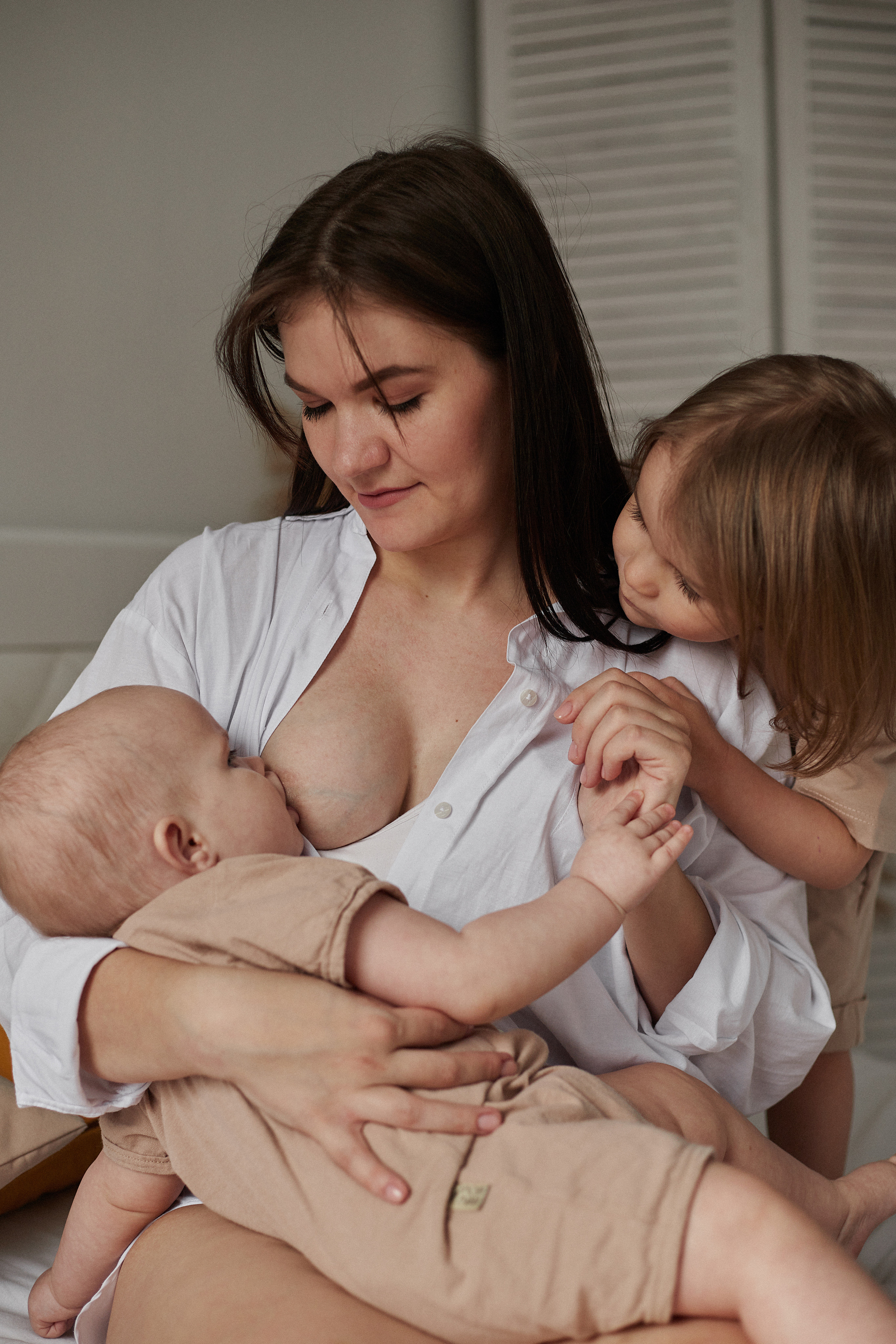 Вика с дочечками. Anna-Sher.ru