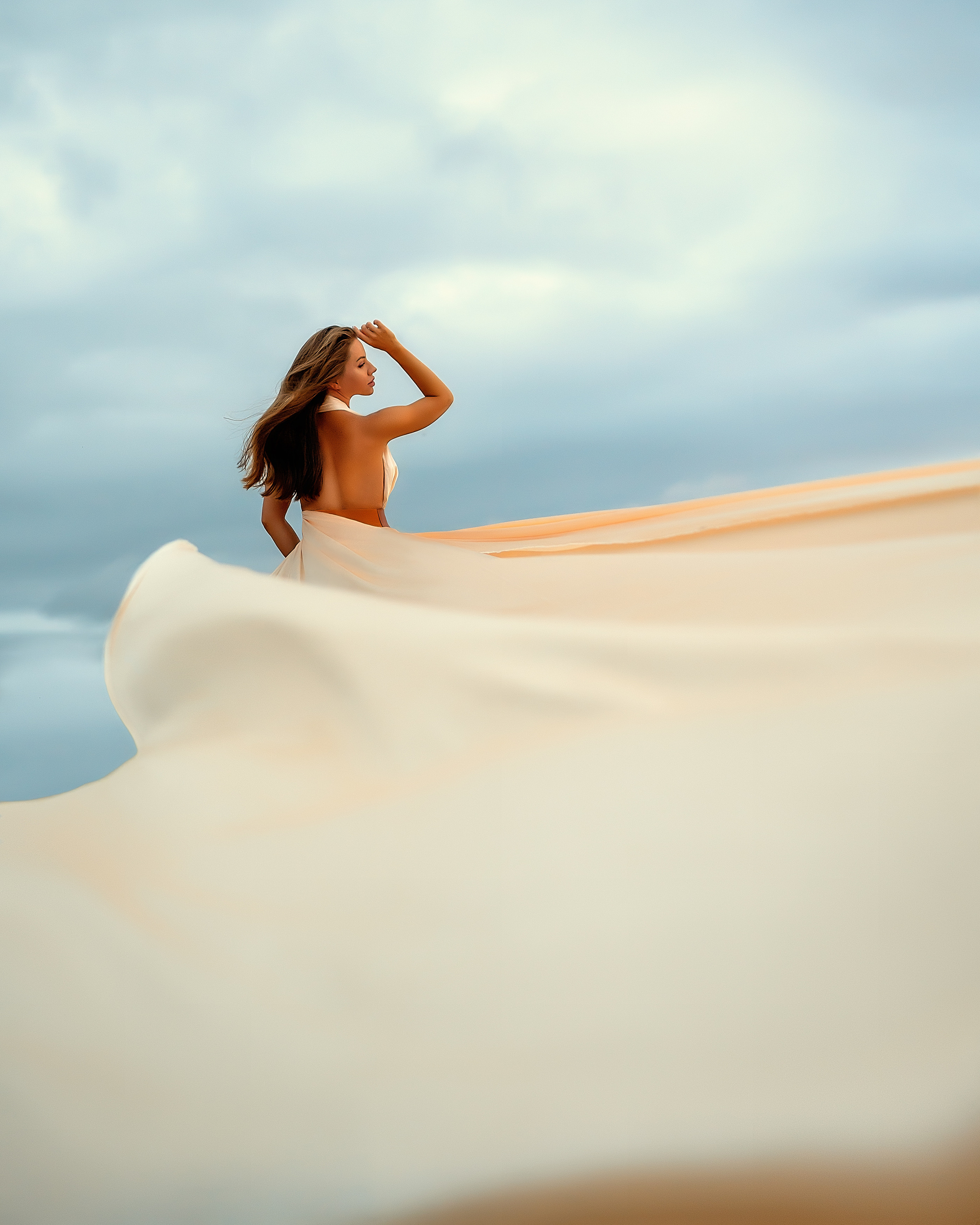 Женский портрет с лошадью. Фотограф Кочнова Диана город Владивосток