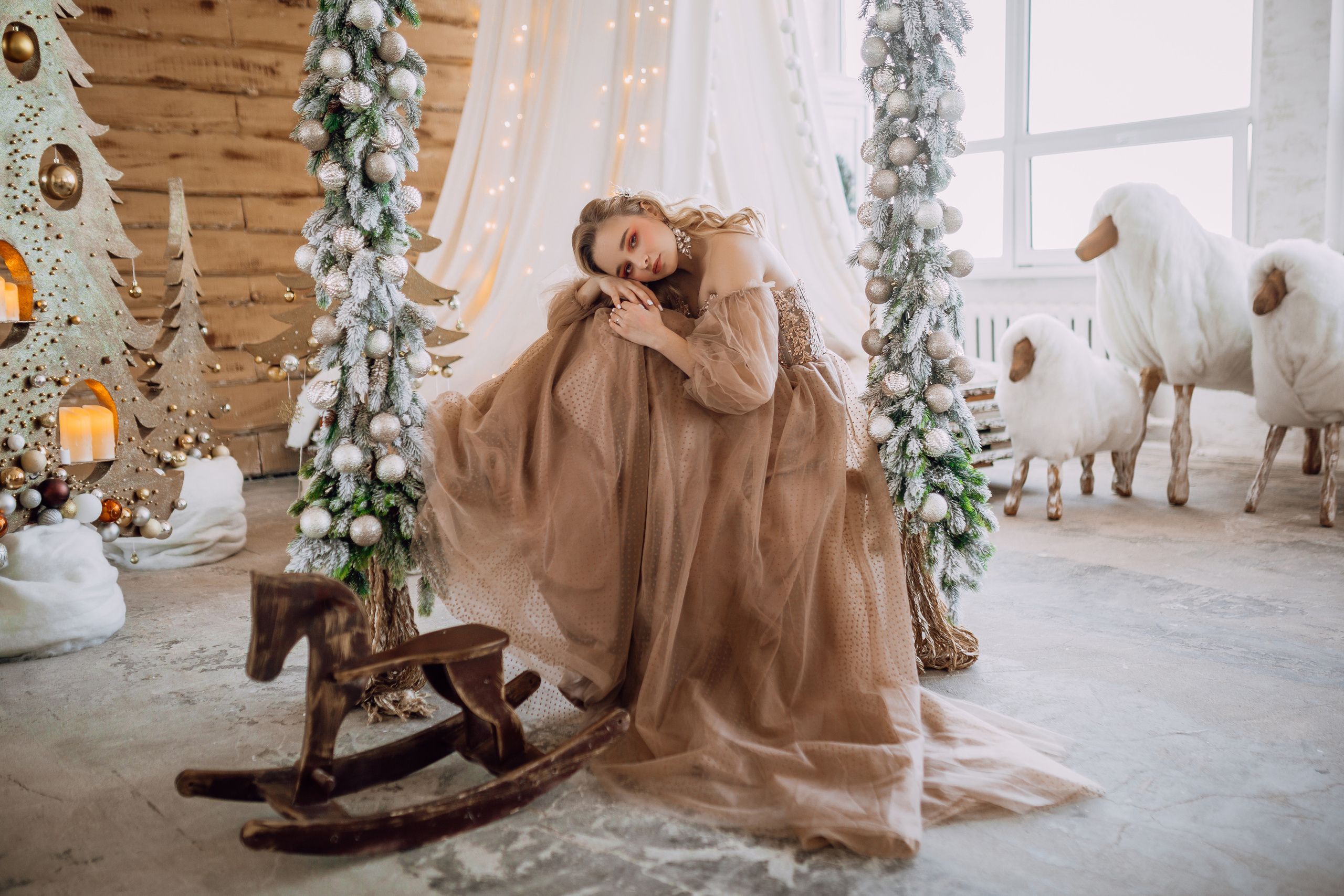 Новогодняя съёмка для Ани, студия fabri.ka. Фотограф в Смоленске Ольга Давыдова