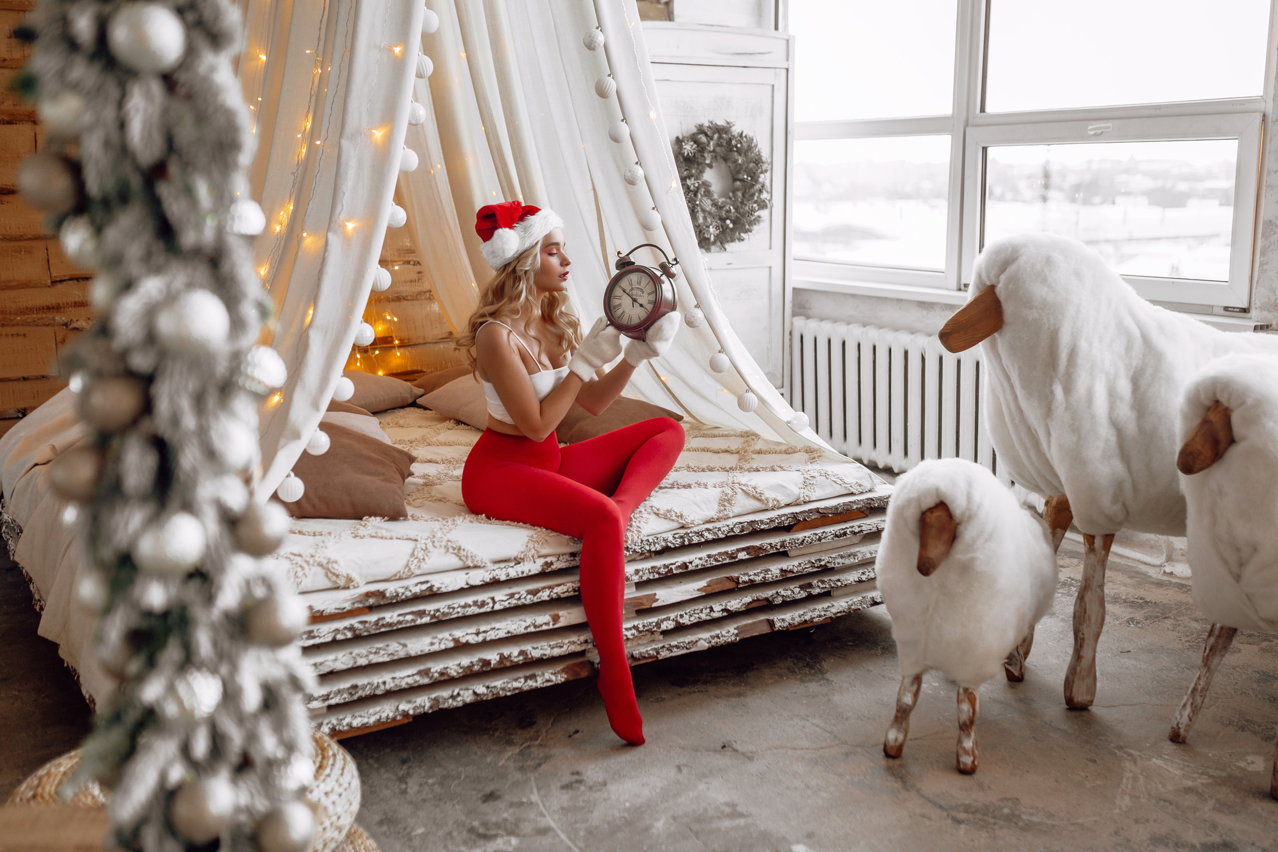 Новогодняя съёмка для Ани, студия fabri.ka. Фотограф в Смоленске Ольга Давыдова