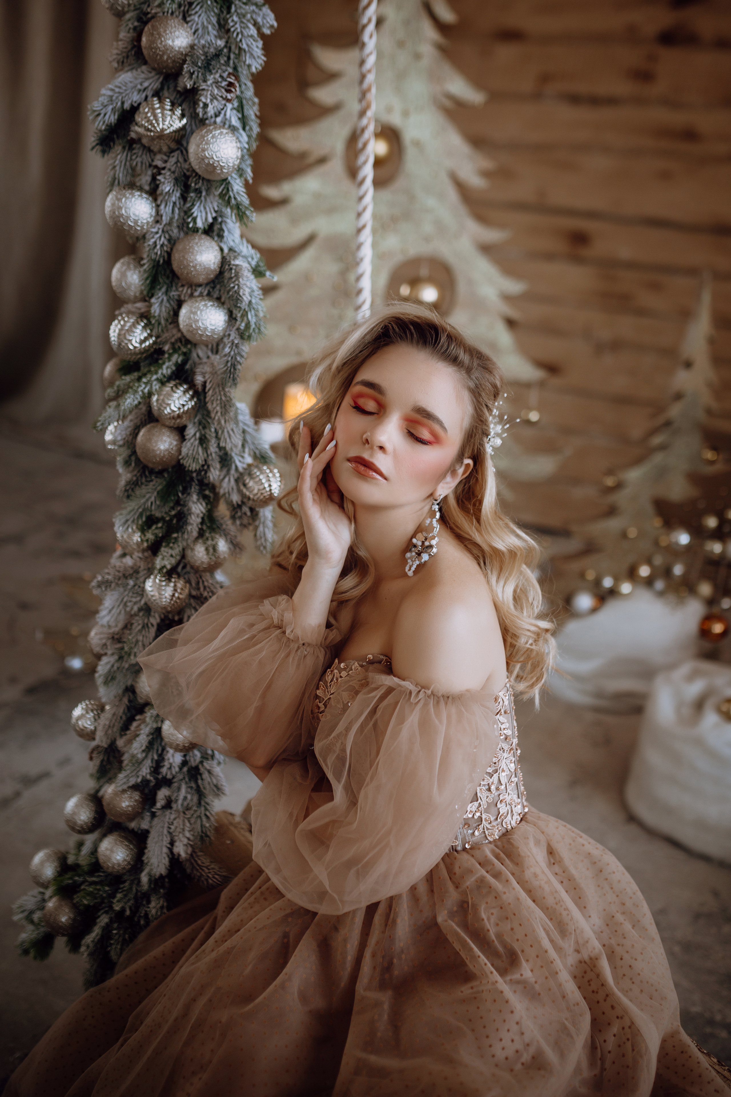 Новогодняя съёмка для Ани, студия fabri.ka. Фотограф в Смоленске Ольга Давыдова