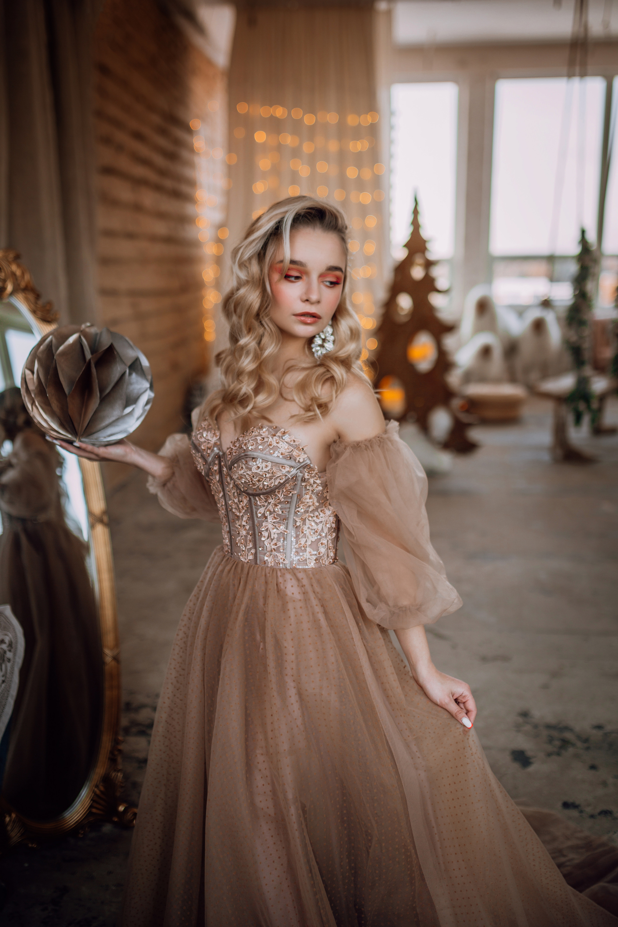 Новогодняя съёмка для Ани, студия fabri.ka. Фотограф в Смоленске Ольга Давыдова