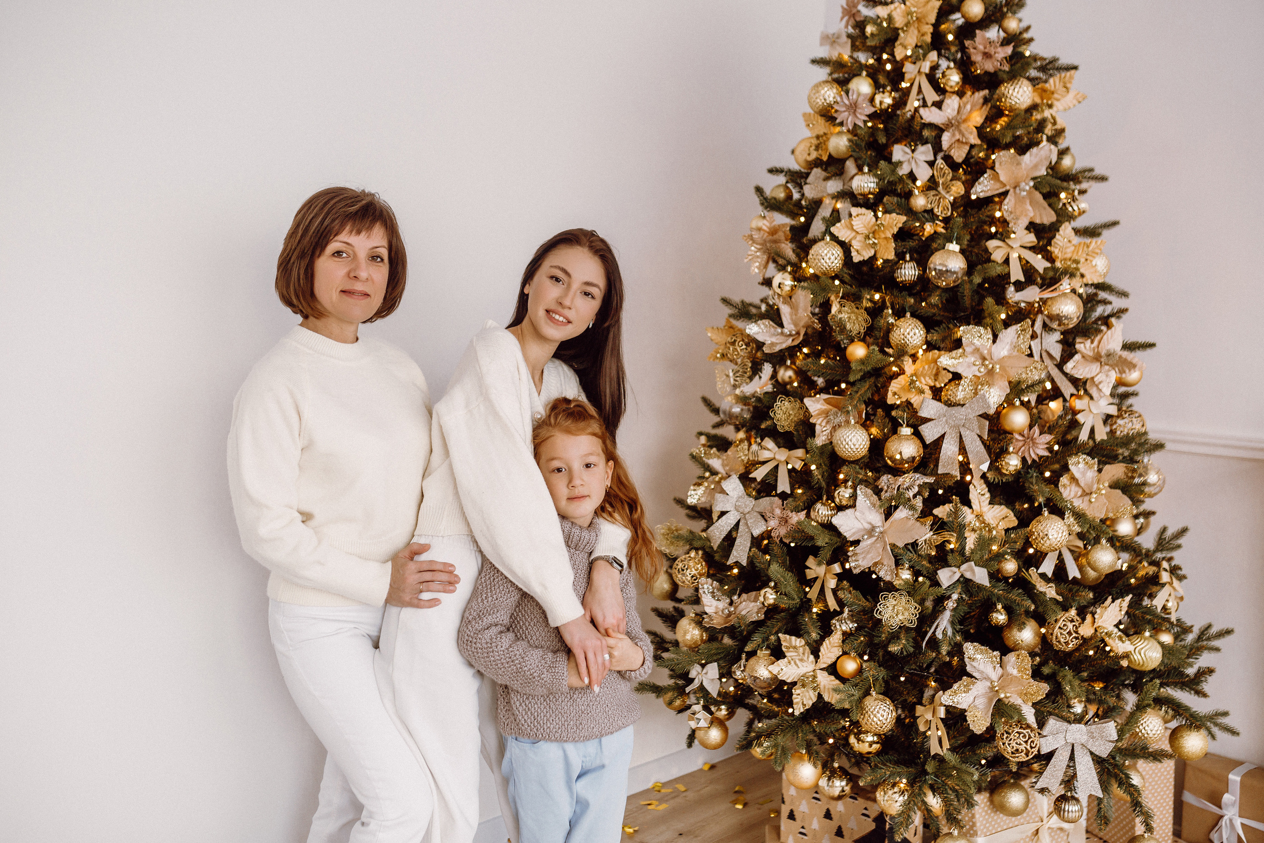 Новогодняя фотосессия в студии white hall. Фотограф в Смоленске Ольга Давыдова