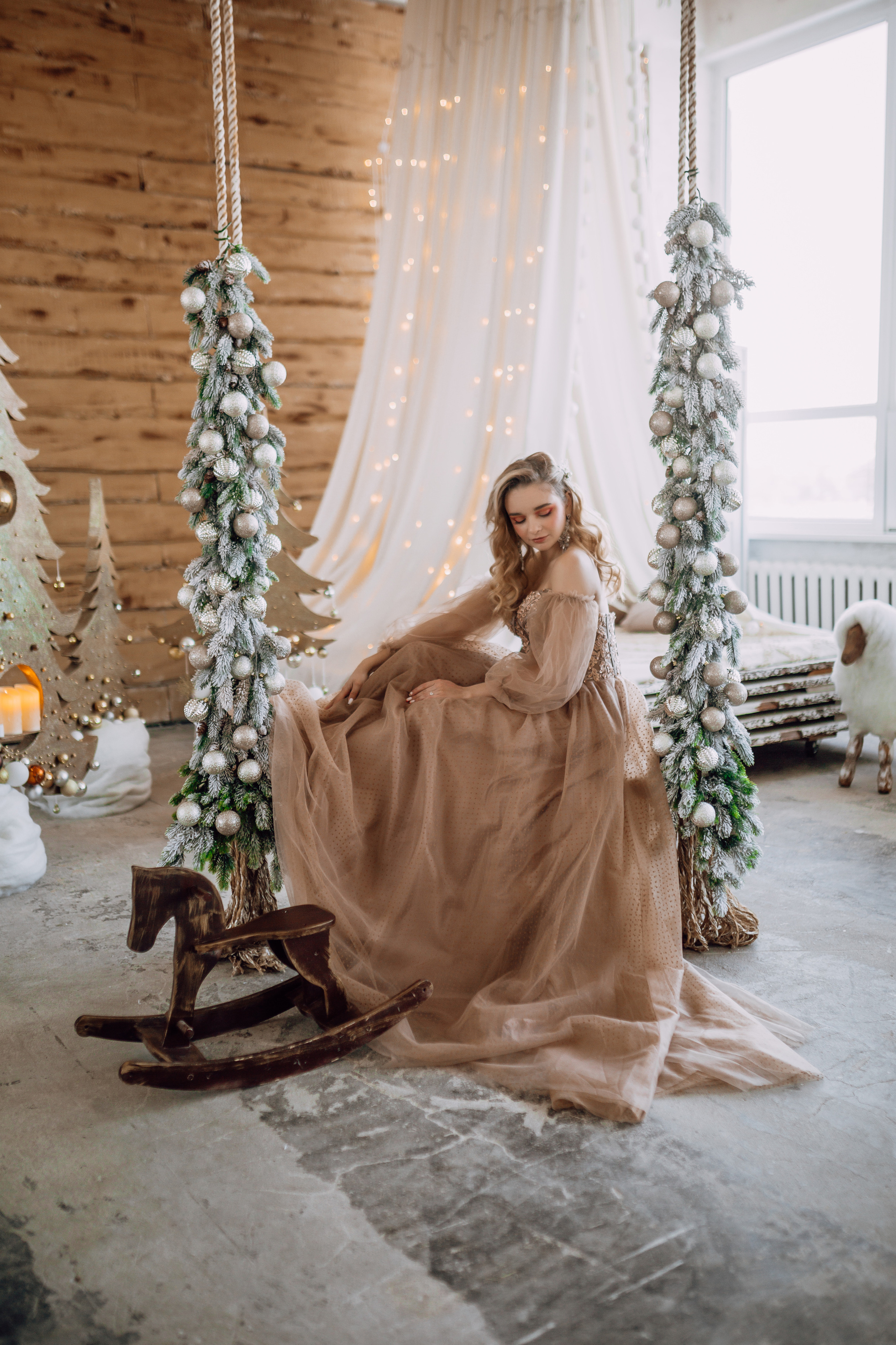 Новогодняя съёмка для Ани, студия fabri.ka. Фотограф в Смоленске Ольга Давыдова