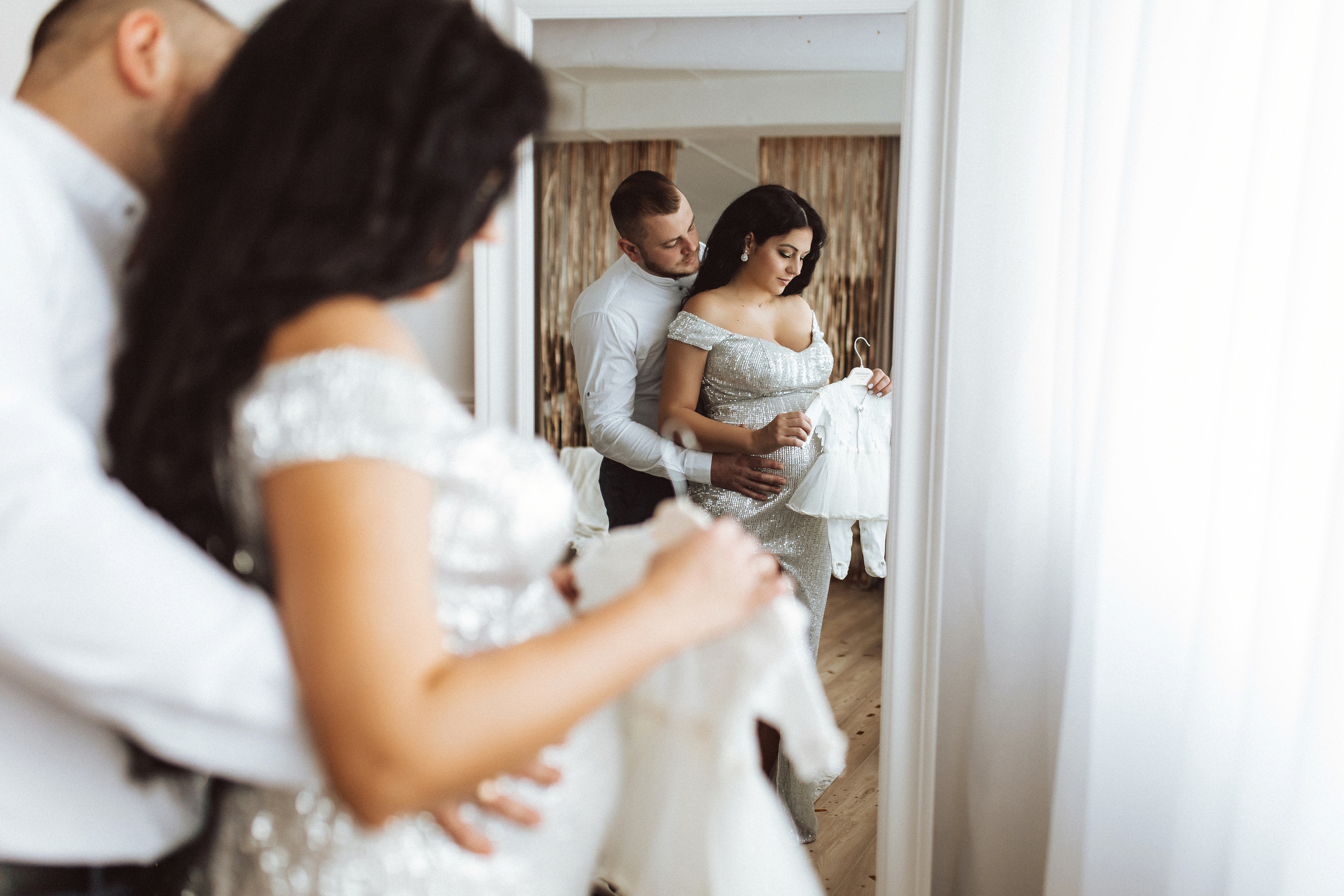 Фотосессия беременности в студии white hall. Фотограф в Смоленске Ольга Давыдова