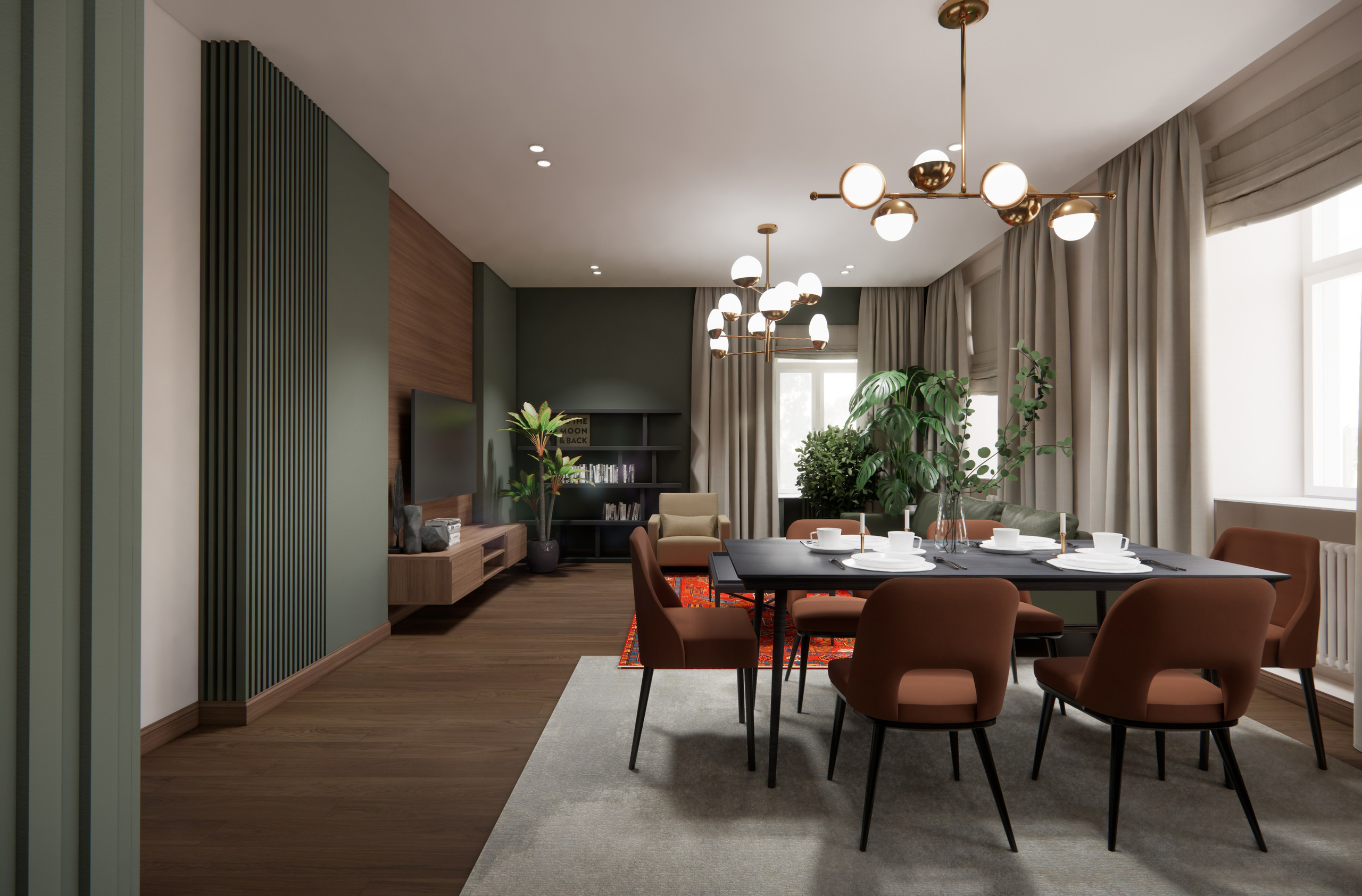 Квартира М. Дизайн интерьеров Краснодар