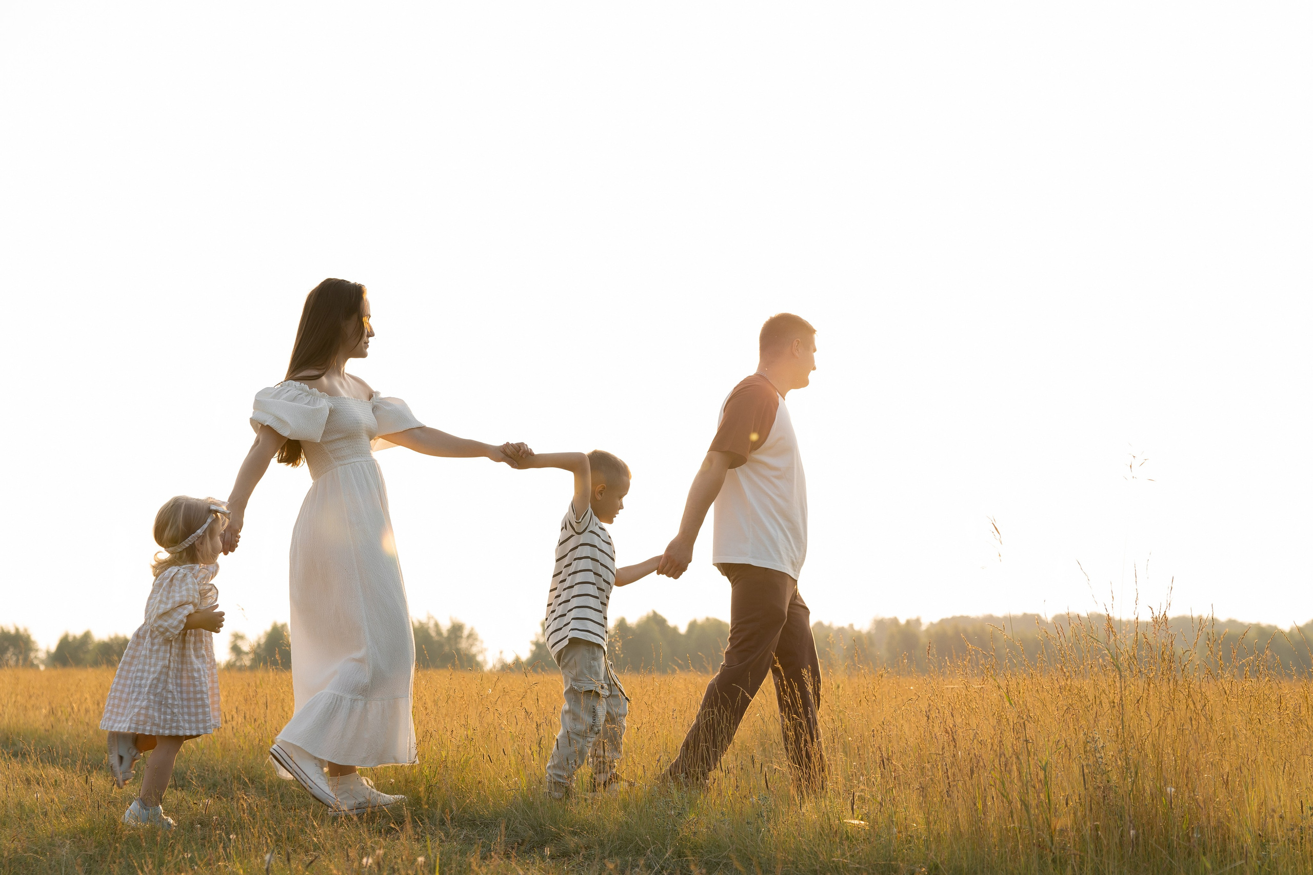 В поле. Семейный и свадебный фотограф в Челябинске Мария Леонтьева
