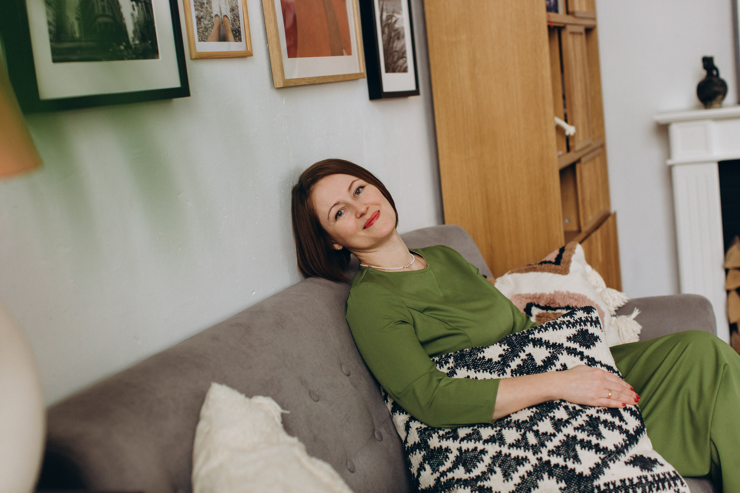 Семейная фотосессия в студии для Елены и ее семьи. Семейный, детский и школьный фотограф в Москве Рудницкая Анна