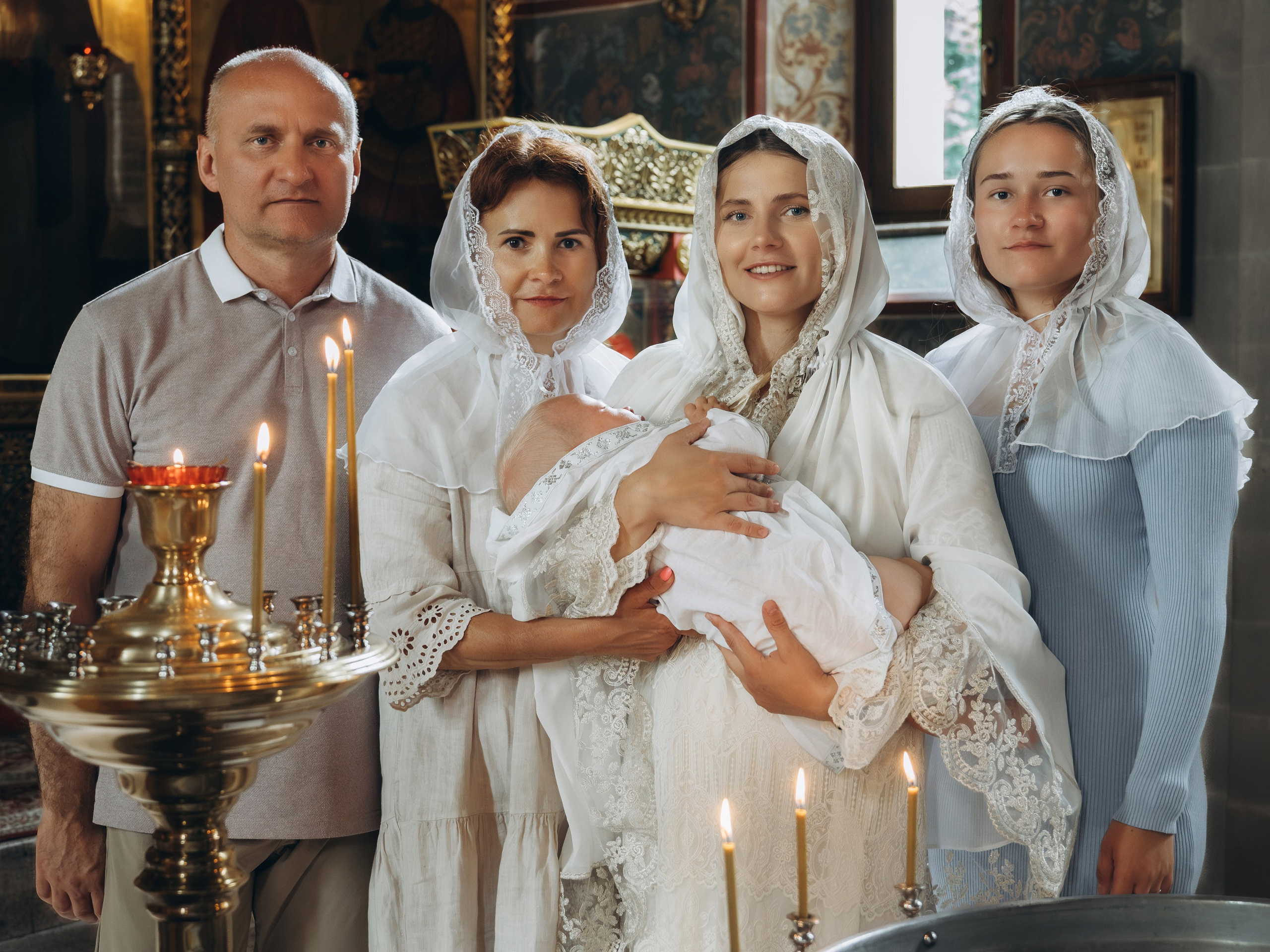 Крещение Александра. Фотограф Ольга Рубцова в Москве и Московской области