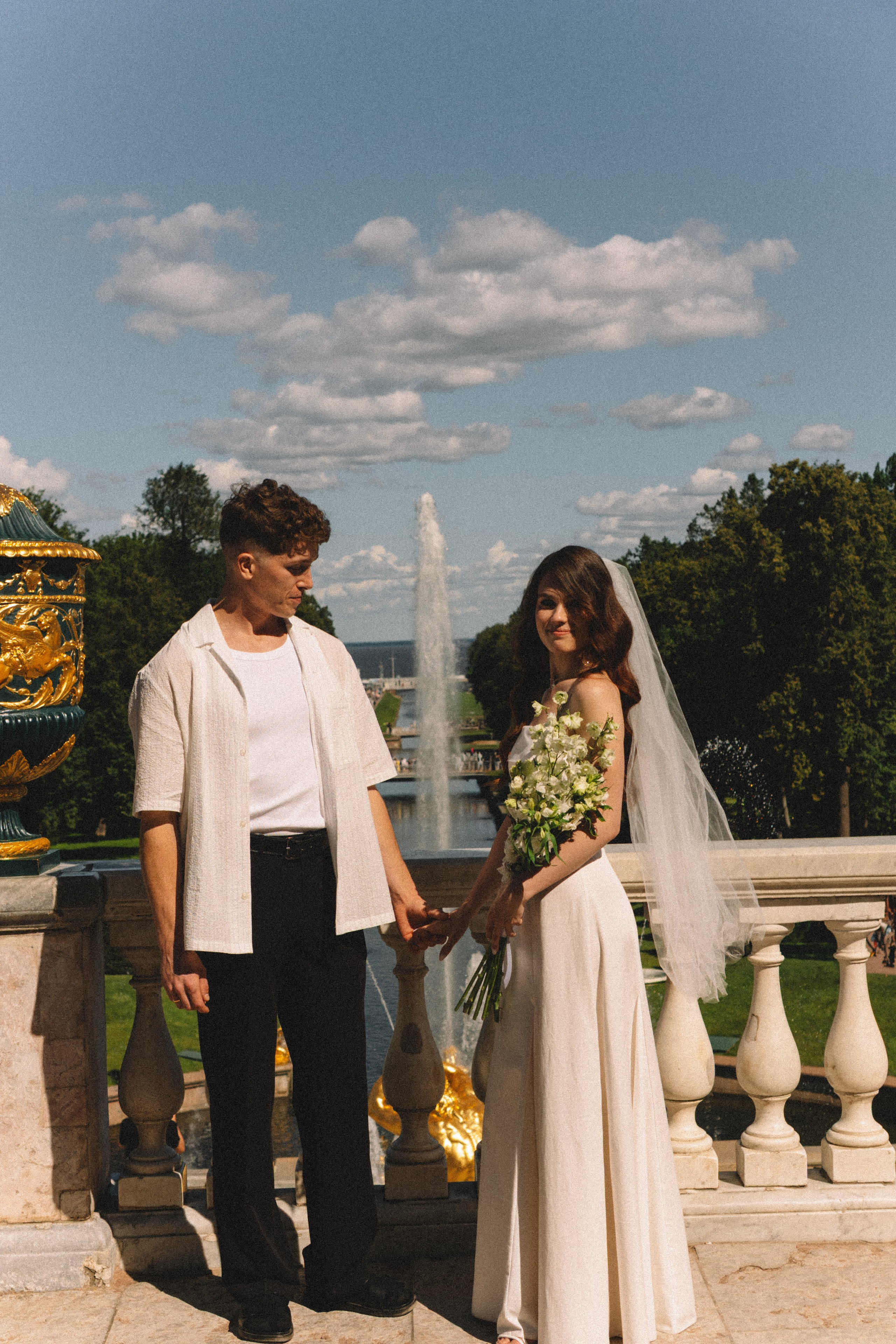 СВАДЕБНАЯ СЬЕМКА В ПЕТЕРГОФЕ И СЬЕМКА РЕПОРТАЖА В ЗАГСЕ ПЕТЕРГОФА. Профессиональный фотограф, Санкт-Петербург — Виктория Богомолова