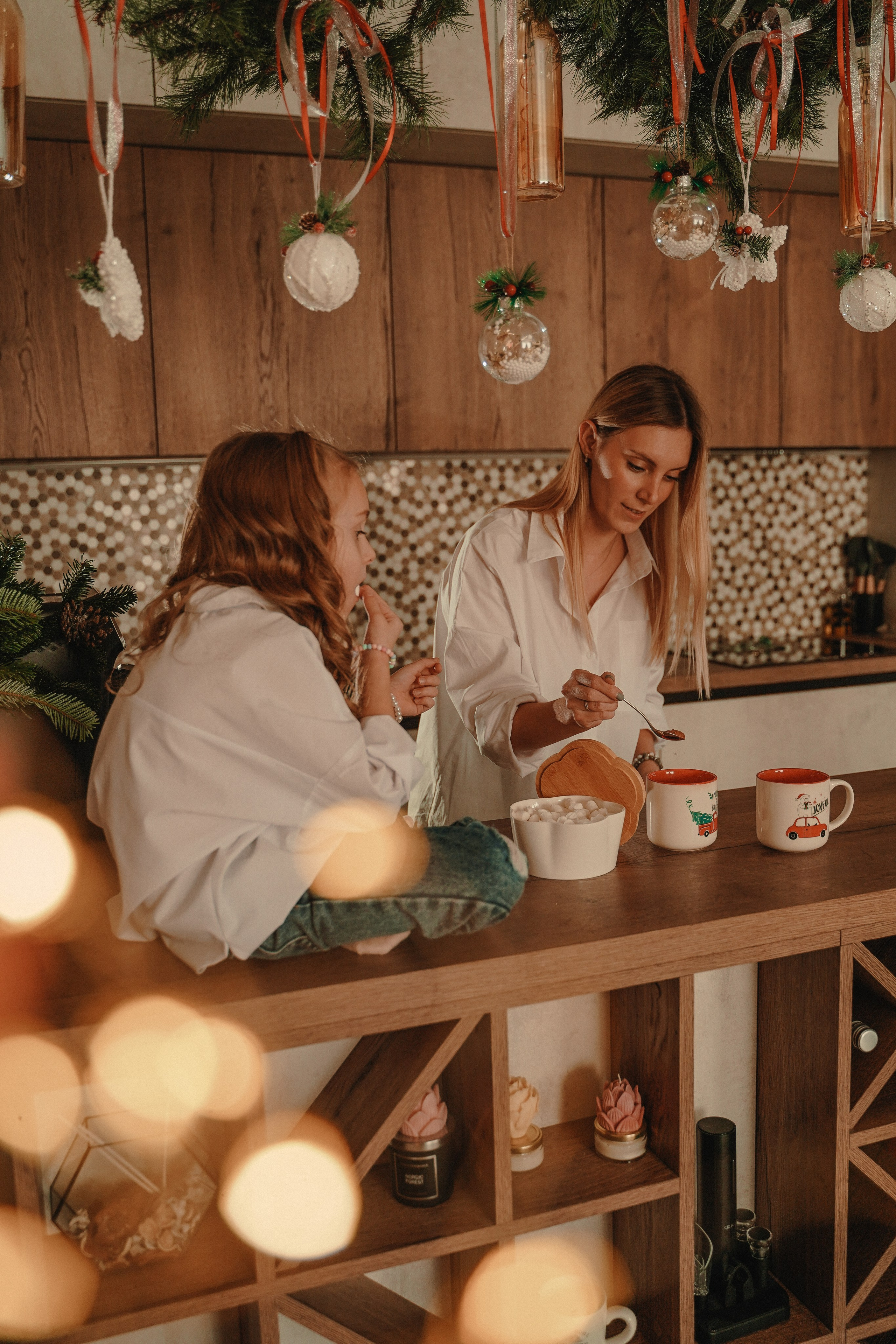 Домашняя Новогодняя фотосессия. Семейный и женский фотограф в Краснодаре Анастасия Приймак