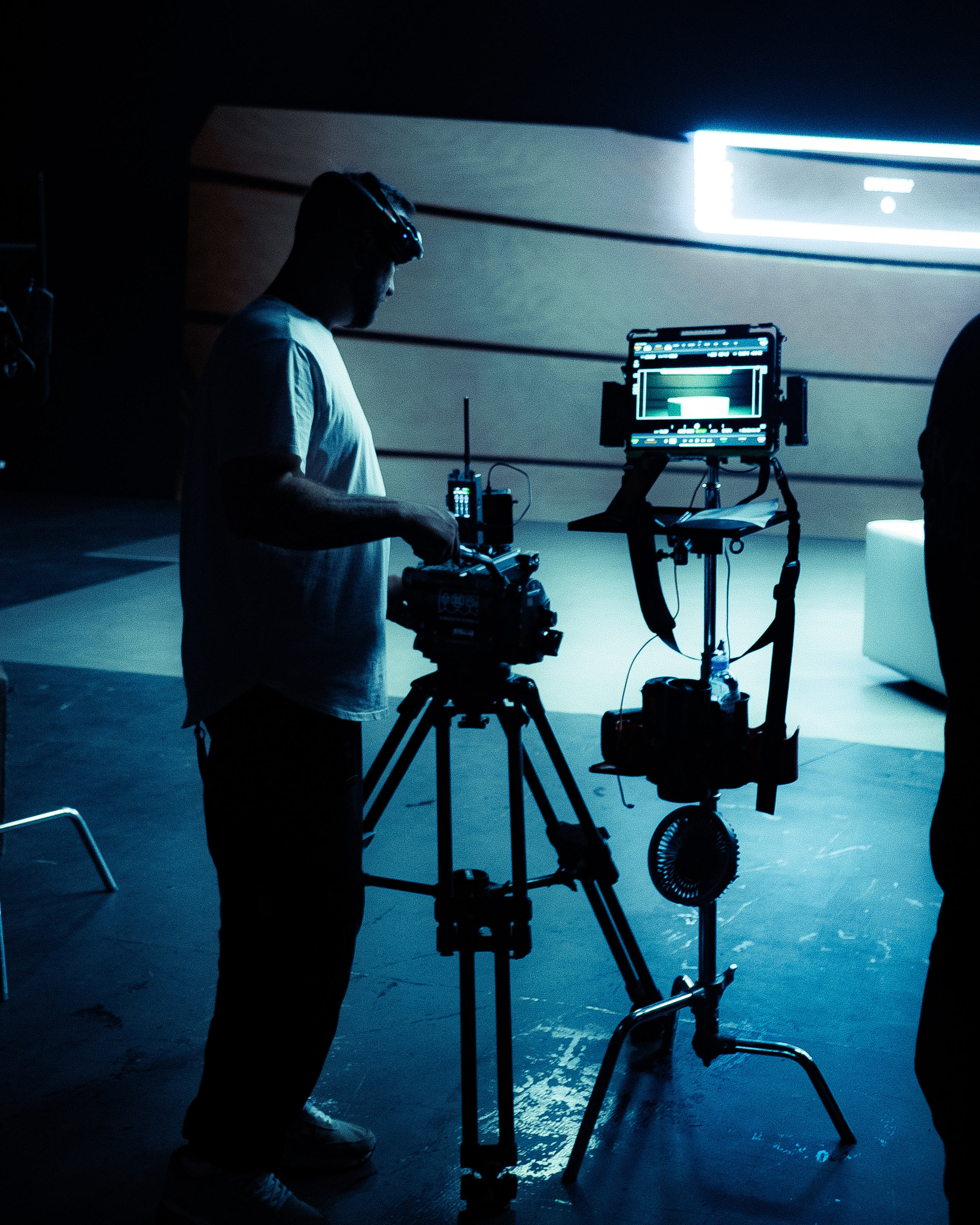 Backstage. Fotografo a Mosca con un’atmosfera notturna di foto