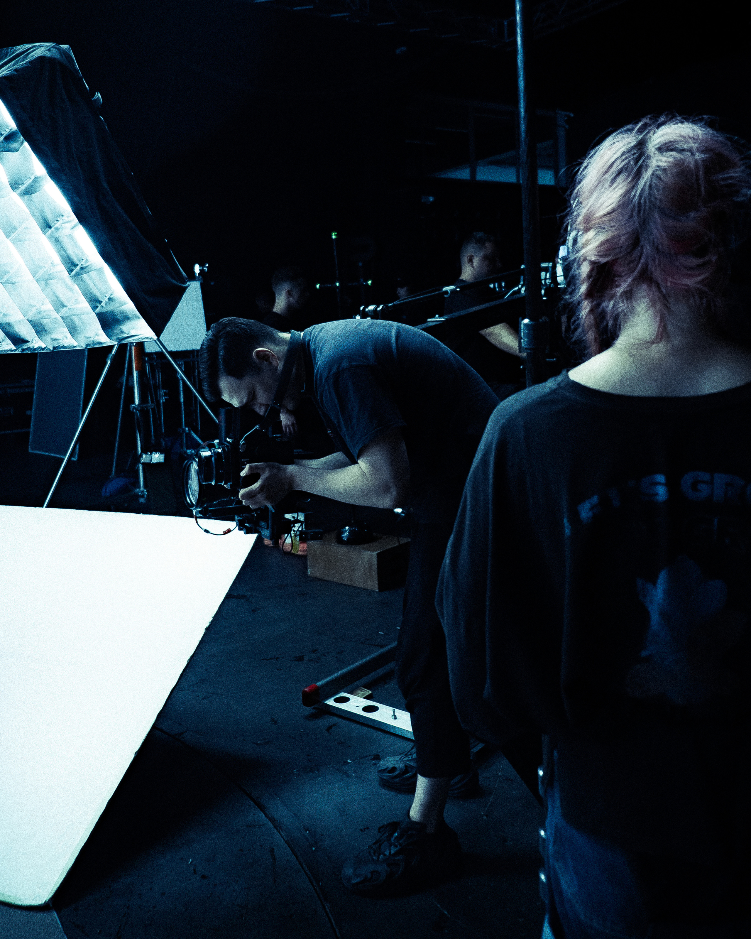 Backstage. Fotografo a Mosca con un’atmosfera notturna di foto