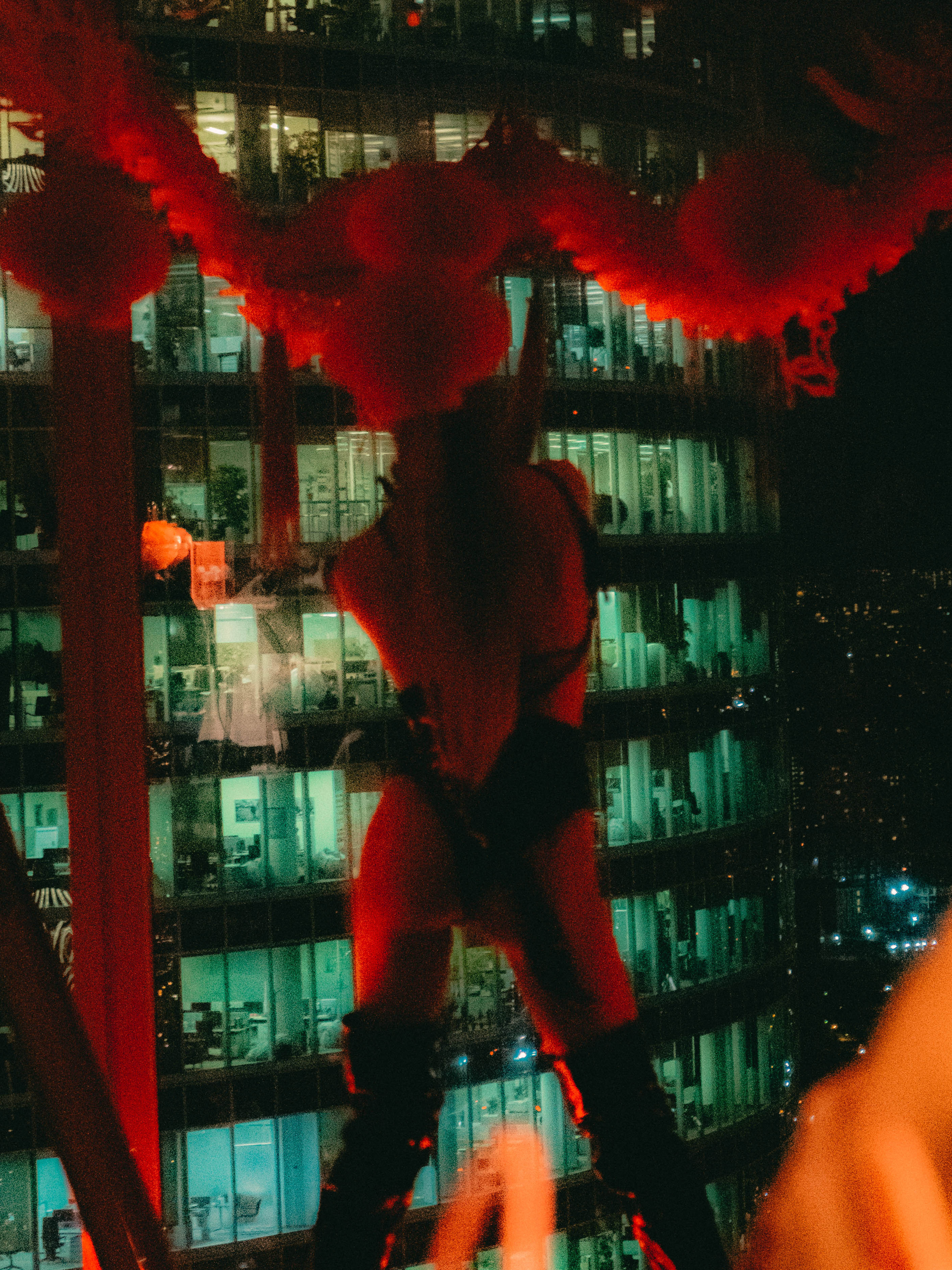 Attività. Fotografo a Mosca con un’atmosfera notturna di foto