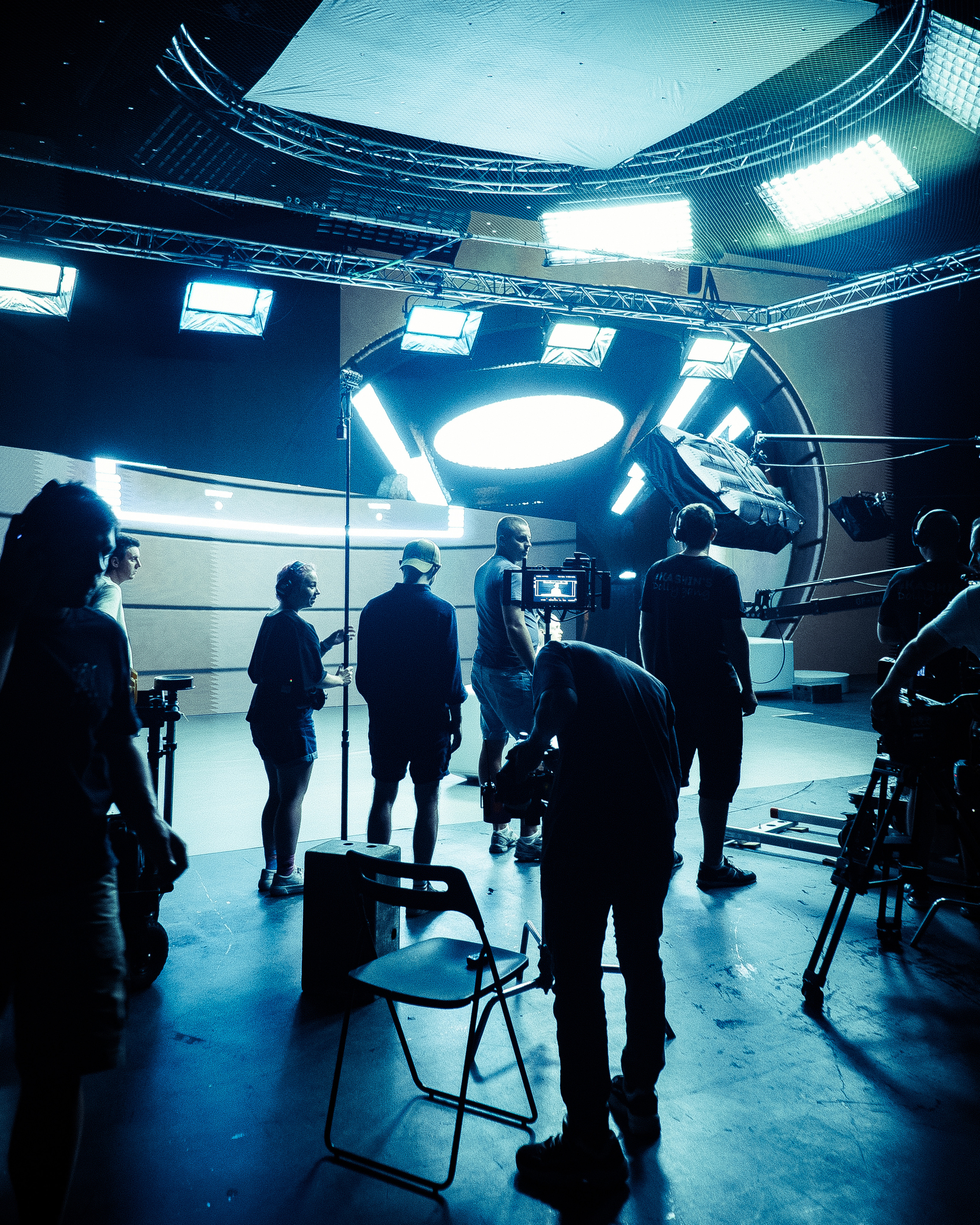 Backstage. Fotografo a Mosca con un’atmosfera notturna di foto