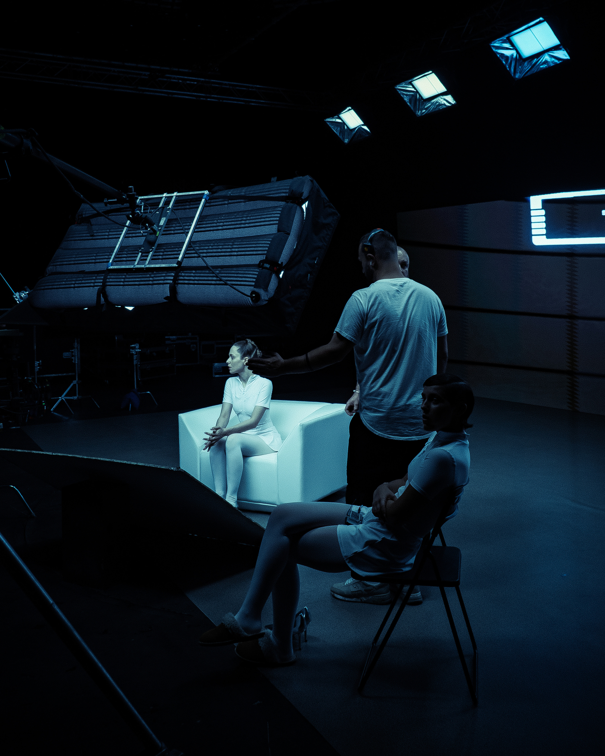 Backstage. Fotografo a Mosca con un’atmosfera notturna di foto