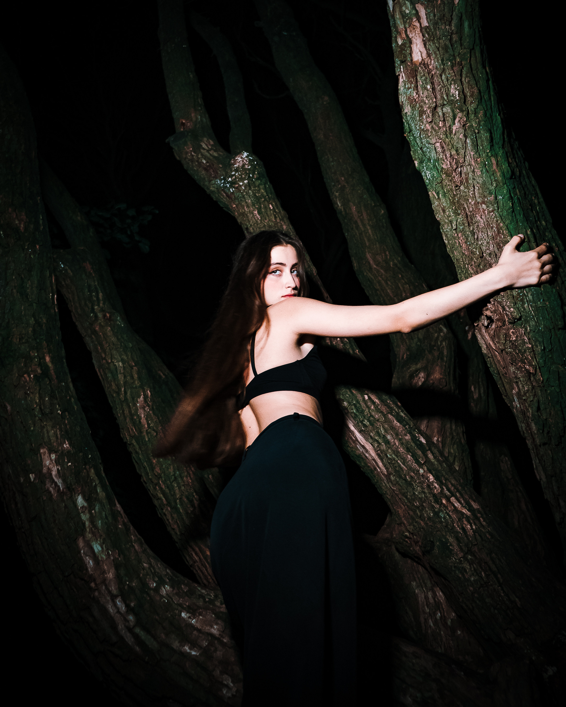 Individuali di ripresa. Fotografo a Mosca con un’atmosfera notturna di foto