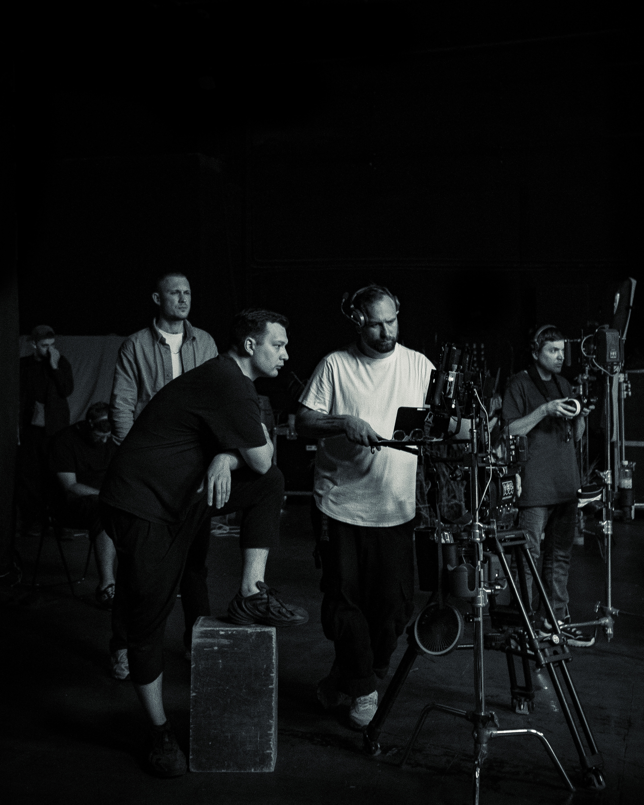 Backstage. Fotografo a Mosca con un’atmosfera notturna di foto