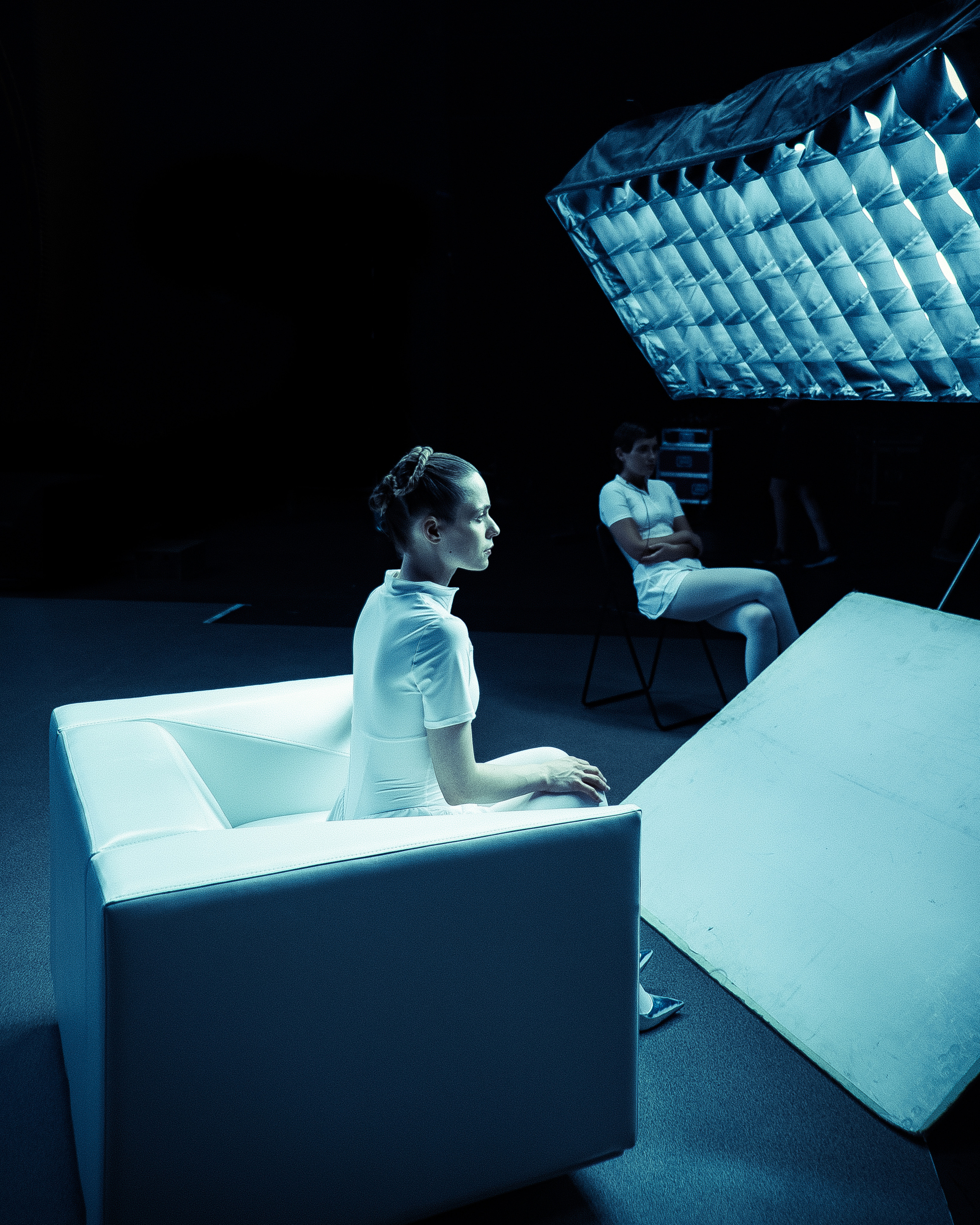 Backstage. Fotografo a Mosca con un’atmosfera notturna di foto