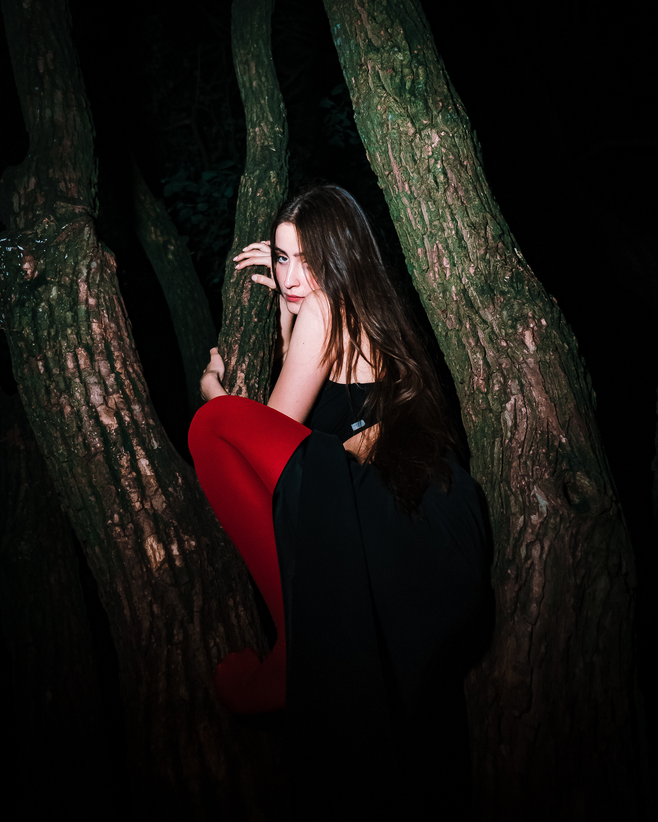 Individuali di ripresa. Fotografo a Mosca con un’atmosfera notturna di foto