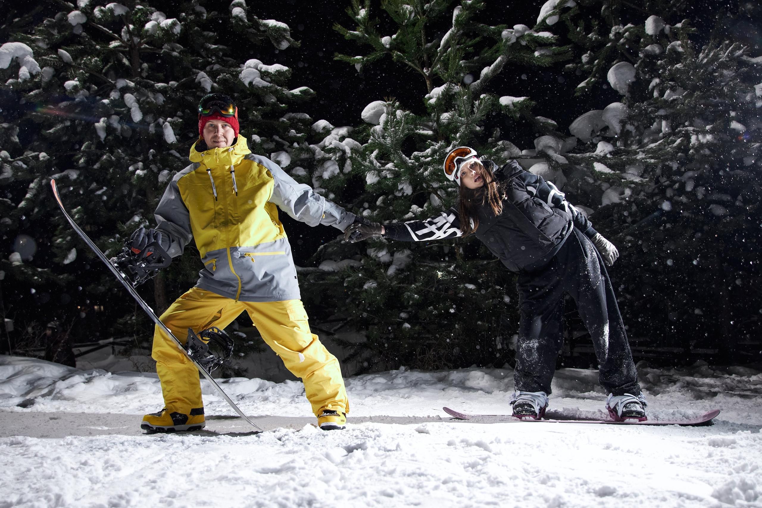 Сноубордисты. Фотограф Алексей Яковлев