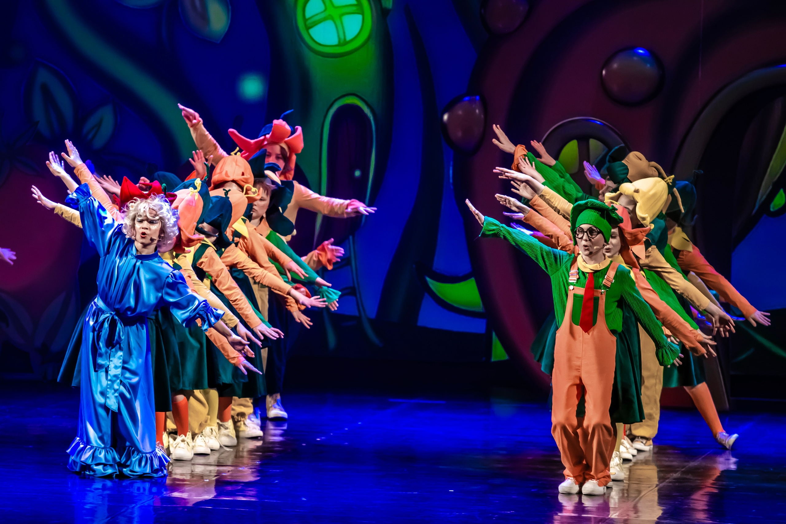 Мюзикл «Незнайка в царстве малюток» премьера Сочи солнышки и Сочи Соло. Фотограф в Сочи Юрий Шептаев