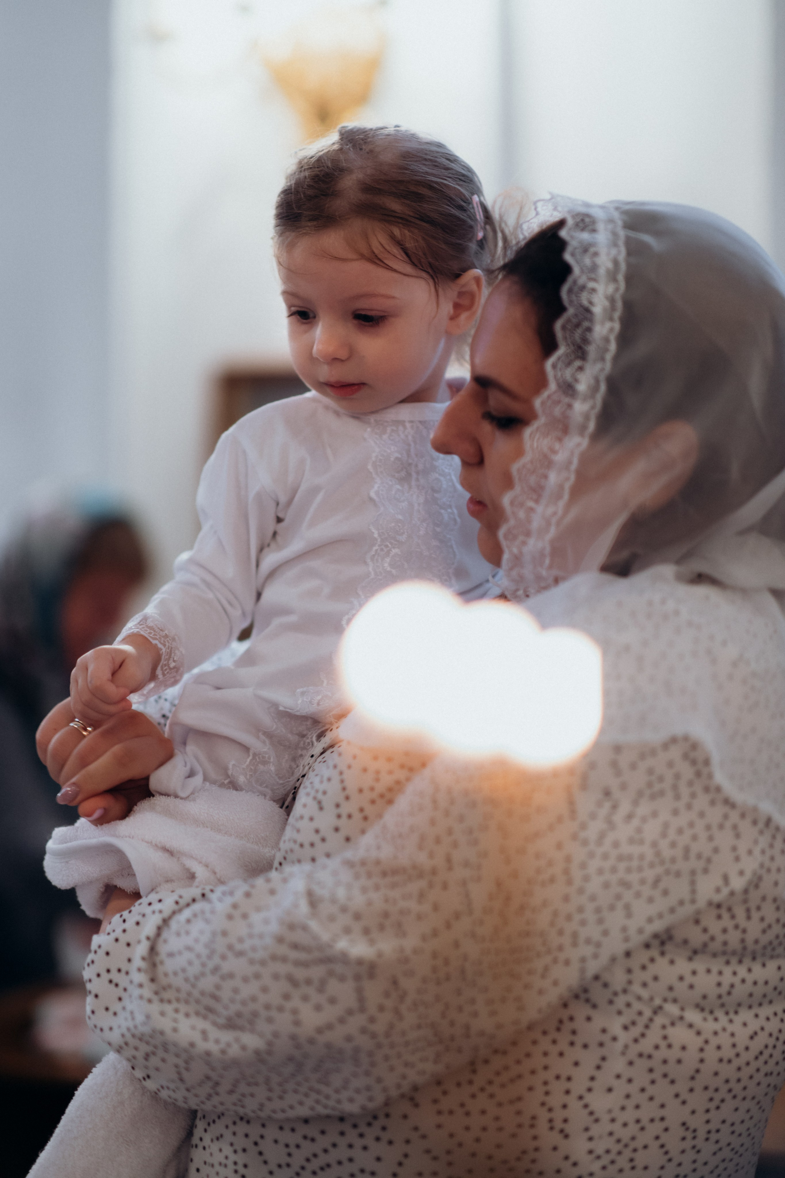 Крещение Веры. Фотограф на крещение в Рязани. Семейный фотограф