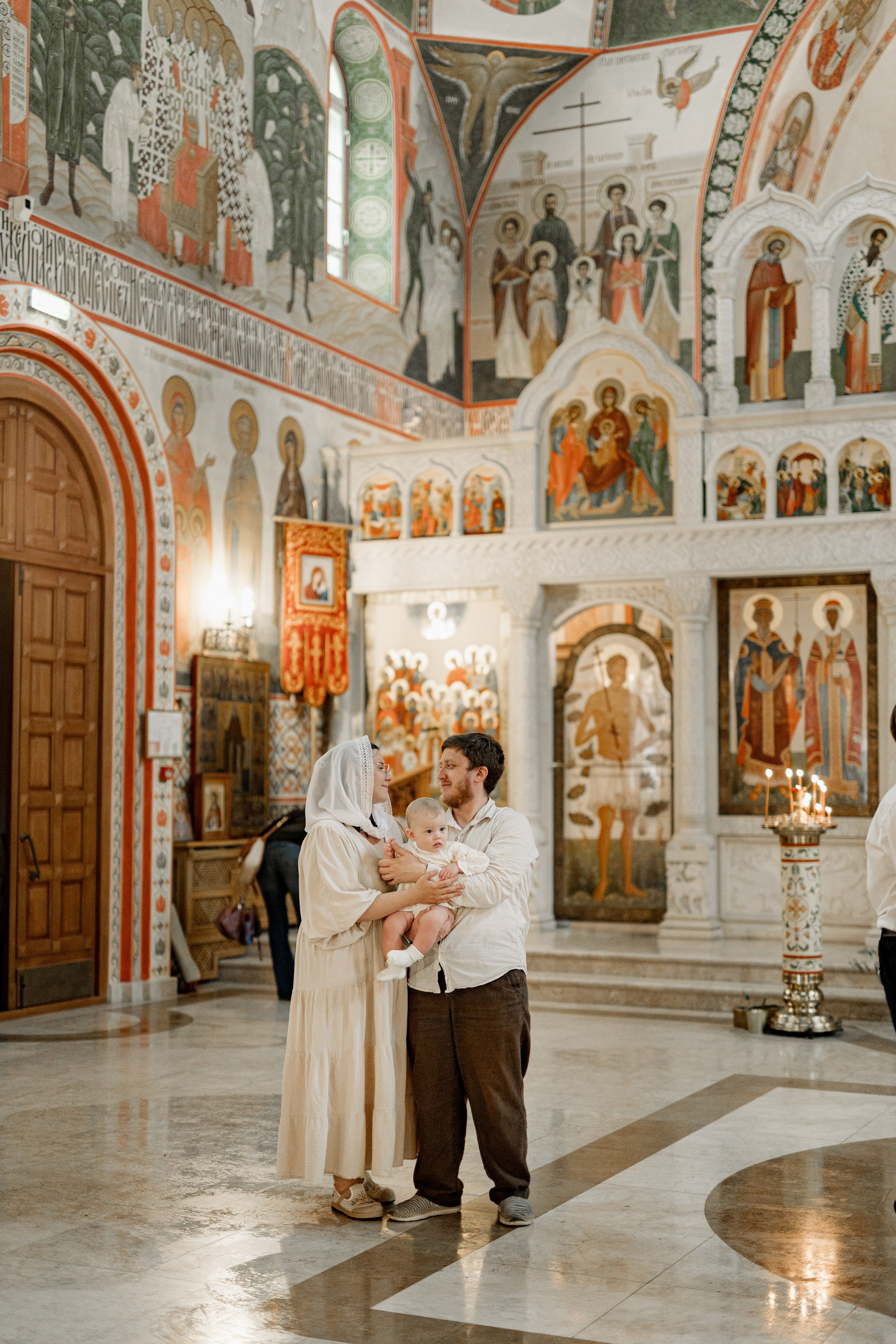 Таинство Крещения Веры. Фотограф новорождённых Newborn Москва