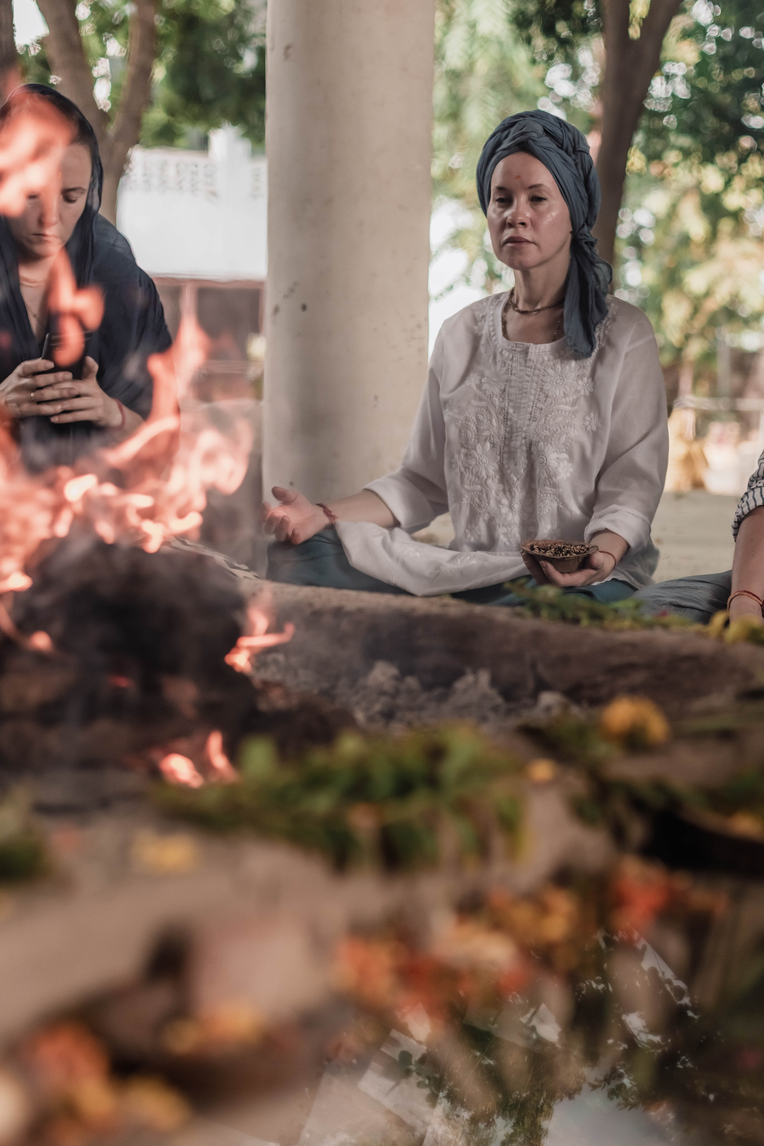 Pitri Paksha yagyas & poojas Devraha Baba ji ashram. Mariam Bagdasaryan
