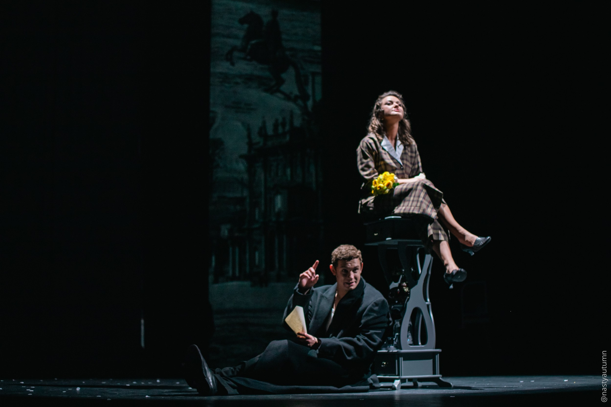 Генеральный прогон «Маяковский. Я сам.». Репортажный и концертный фотограф в Москве Анастасия Осень