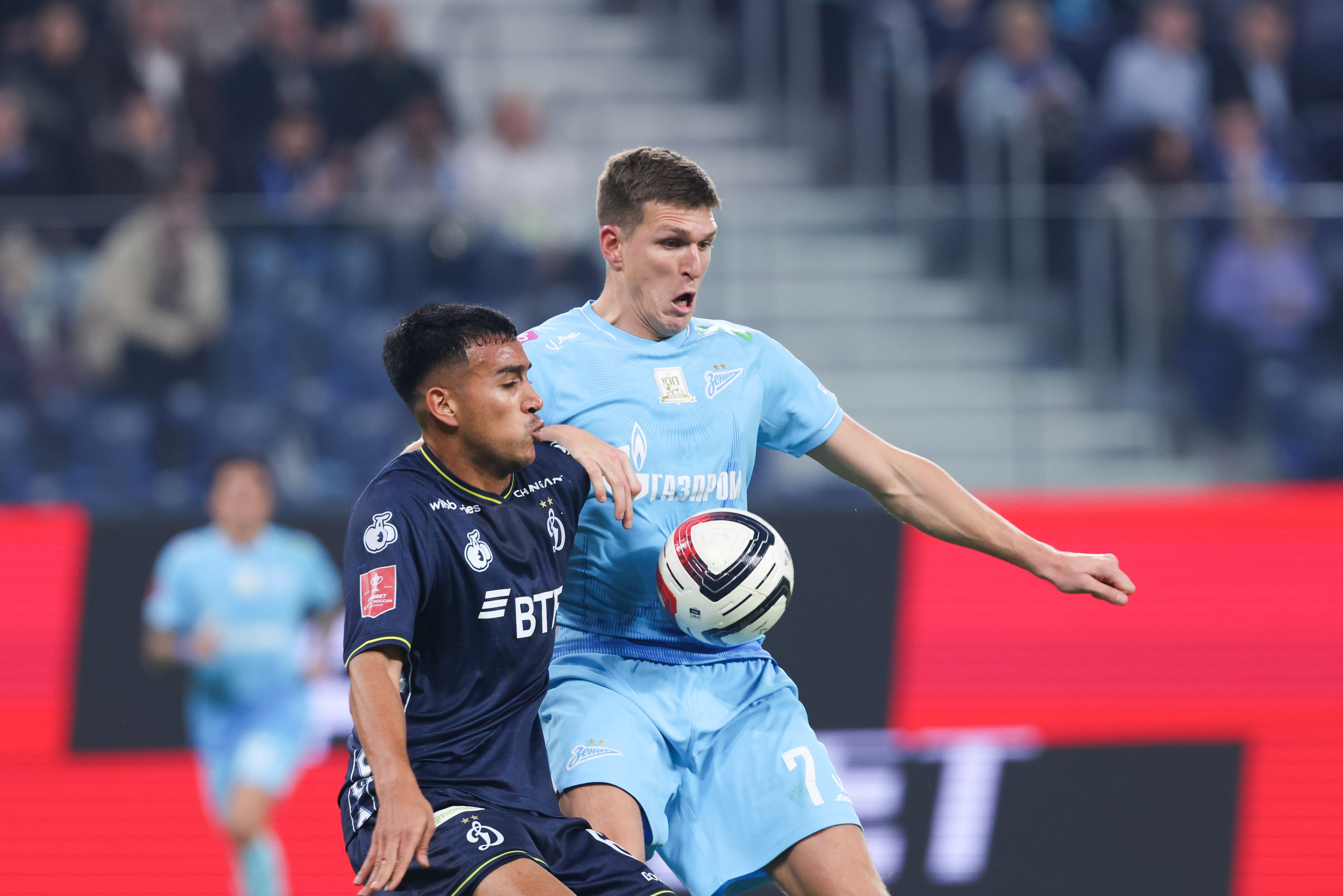 ФК «Зенит — ФК «Динамо» Москва 05.11.2025. Спортивный и репортажный фотограф Антон Тереханов