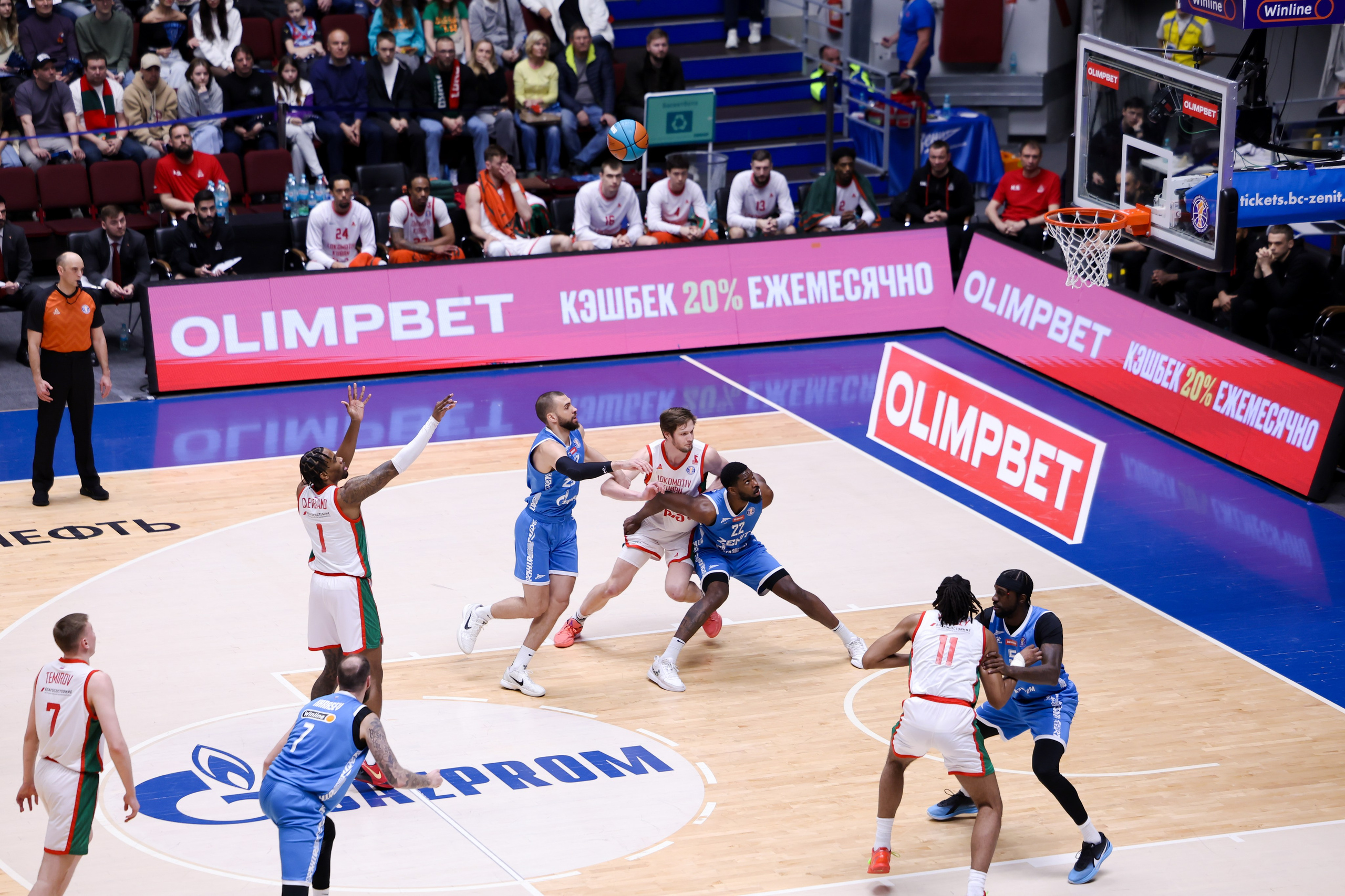 БК Зенит — БК Локомотив-Кубань 07.05.2025. Спортивный и репортажный фотограф Антон Тереханов